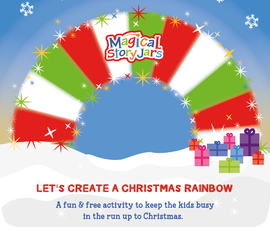 A Fun and Free Christmas Rainbow Downloadable From Your Friends at Magical Story Jars
