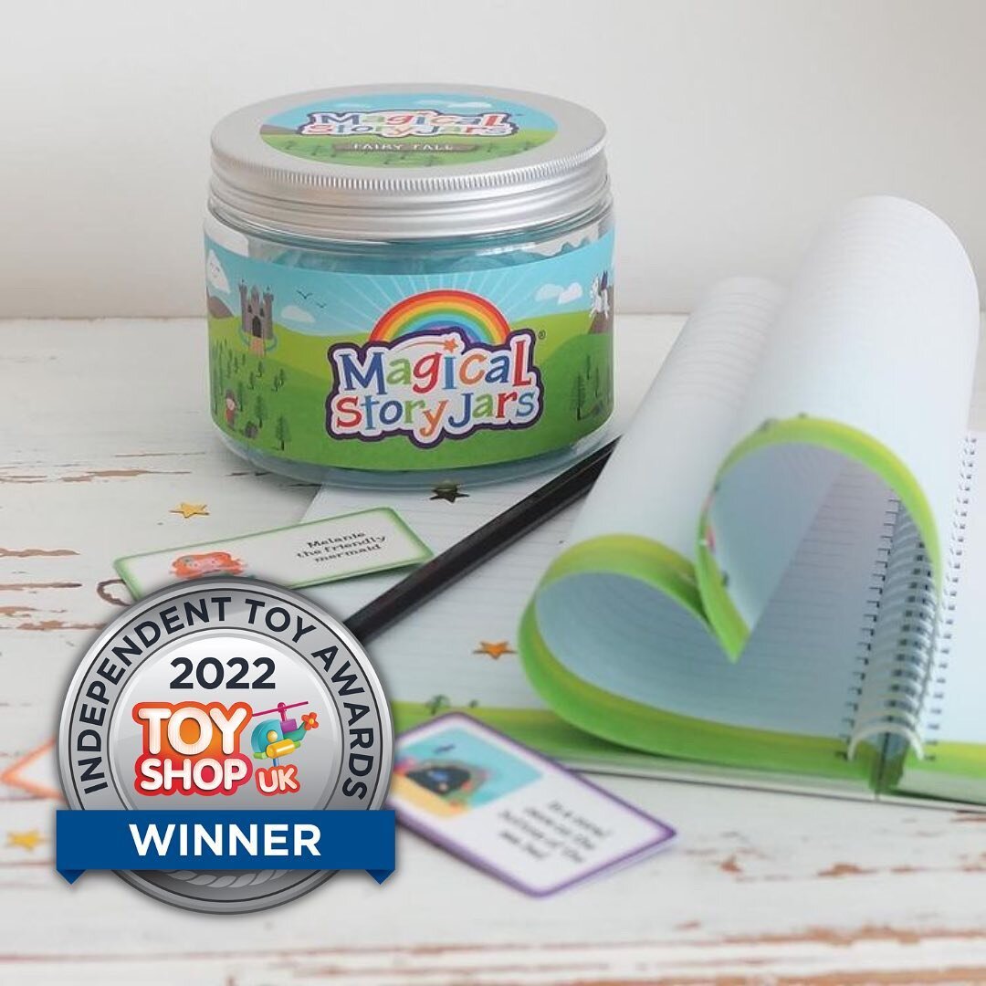 Well roll me in magic dust and pass me some unicorn wings!&nbsp; Our fairy tale Magical Story Jars and story writing notebooks have only gone and won a shiny silver award at the Independent Toy Awards 2022 in the children&rsquo;s gifts category.&nbsp