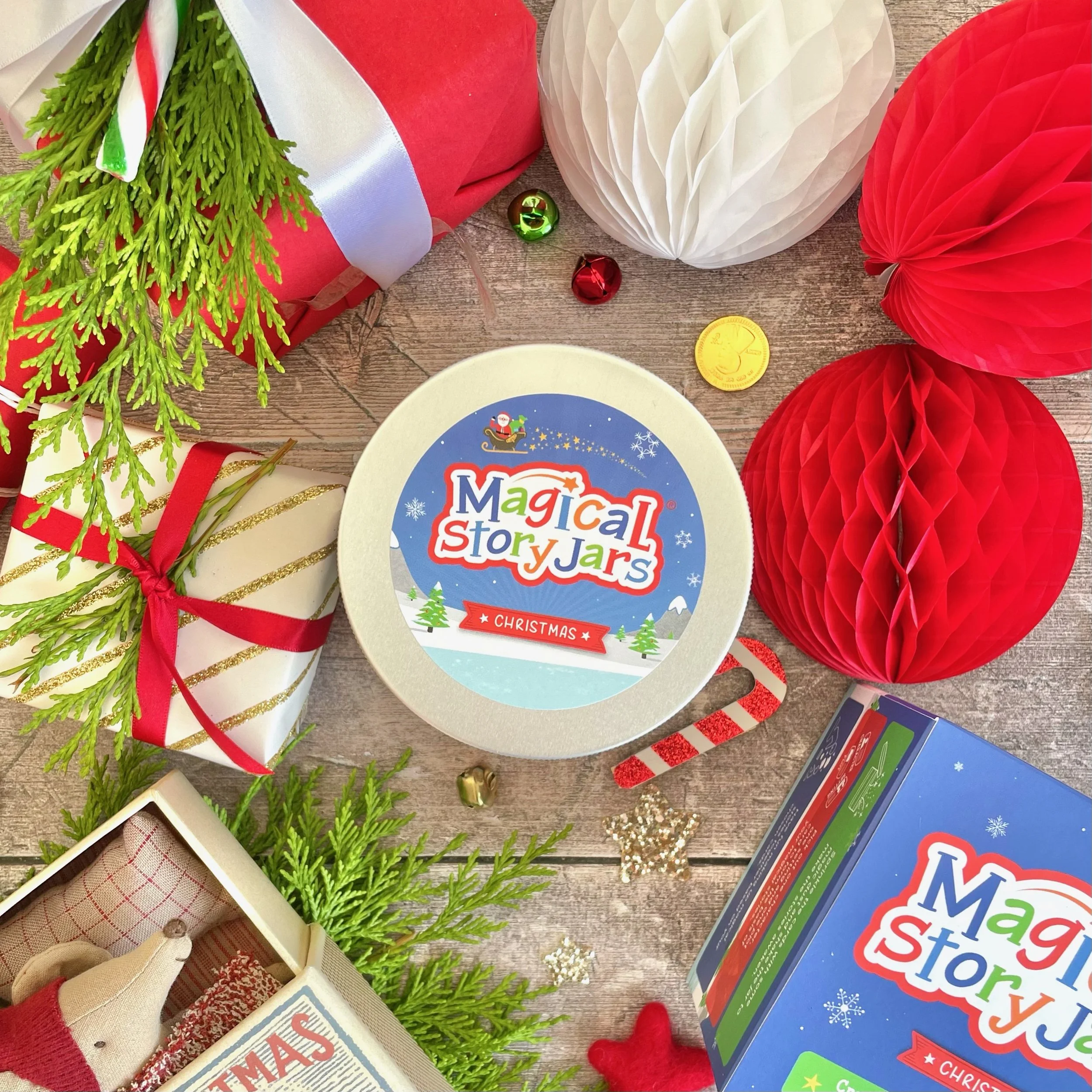 A Magical Story Jar Christmas Story - Frank The Flamingo and The Naughty and Nice List