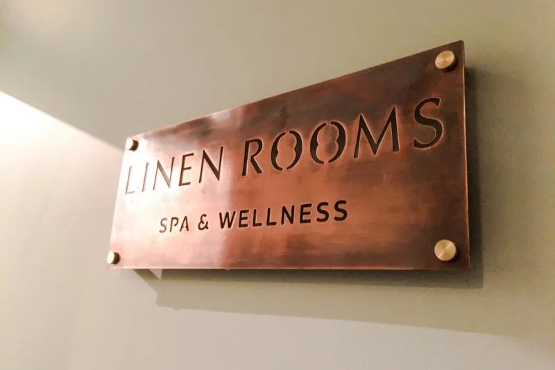 COPPER SIGNAGE - MERCHANTS MANOR SPA