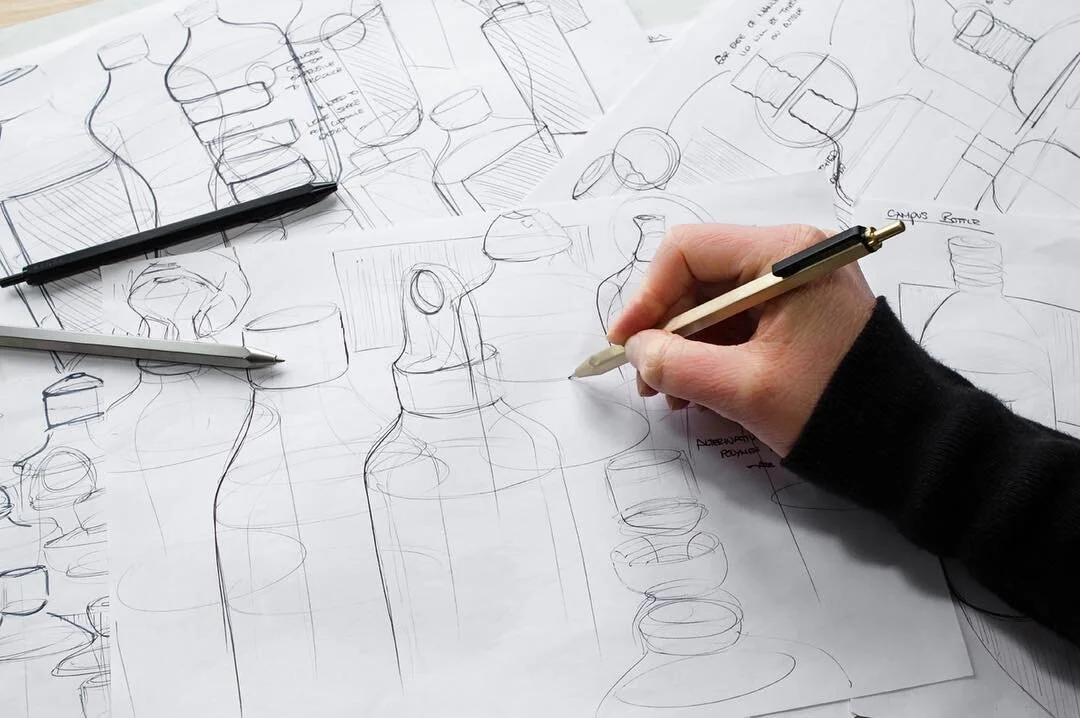 A good day for a bank holiday doodle with the Kensa brass pencil. We've just reached 150% funding over at @kickstarter, and we're planning our stretch goals; all to be announced soon!