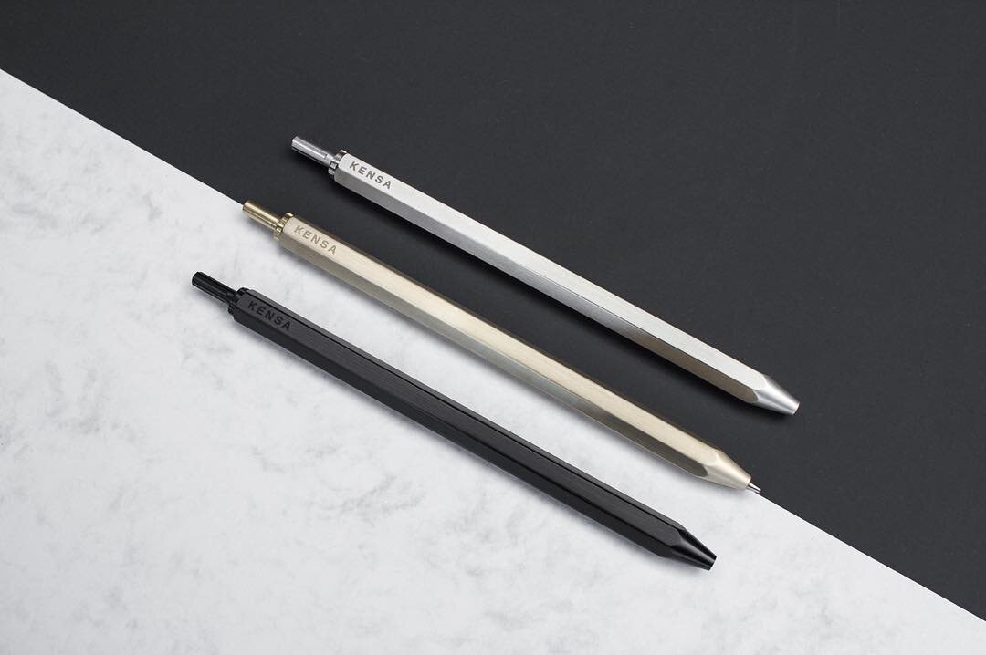 Out with single use and disposable, in with long lasting and well made. Kensa is a set of high quality stationery in homage to the iconic Bic. All metal, and designed for a lifetime of use. Follow the link to find out more and pre-order.