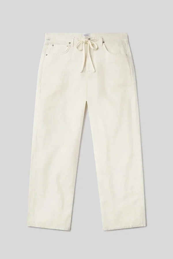 Citizens Of Humanity Brynn Drawstring Linen Trouser