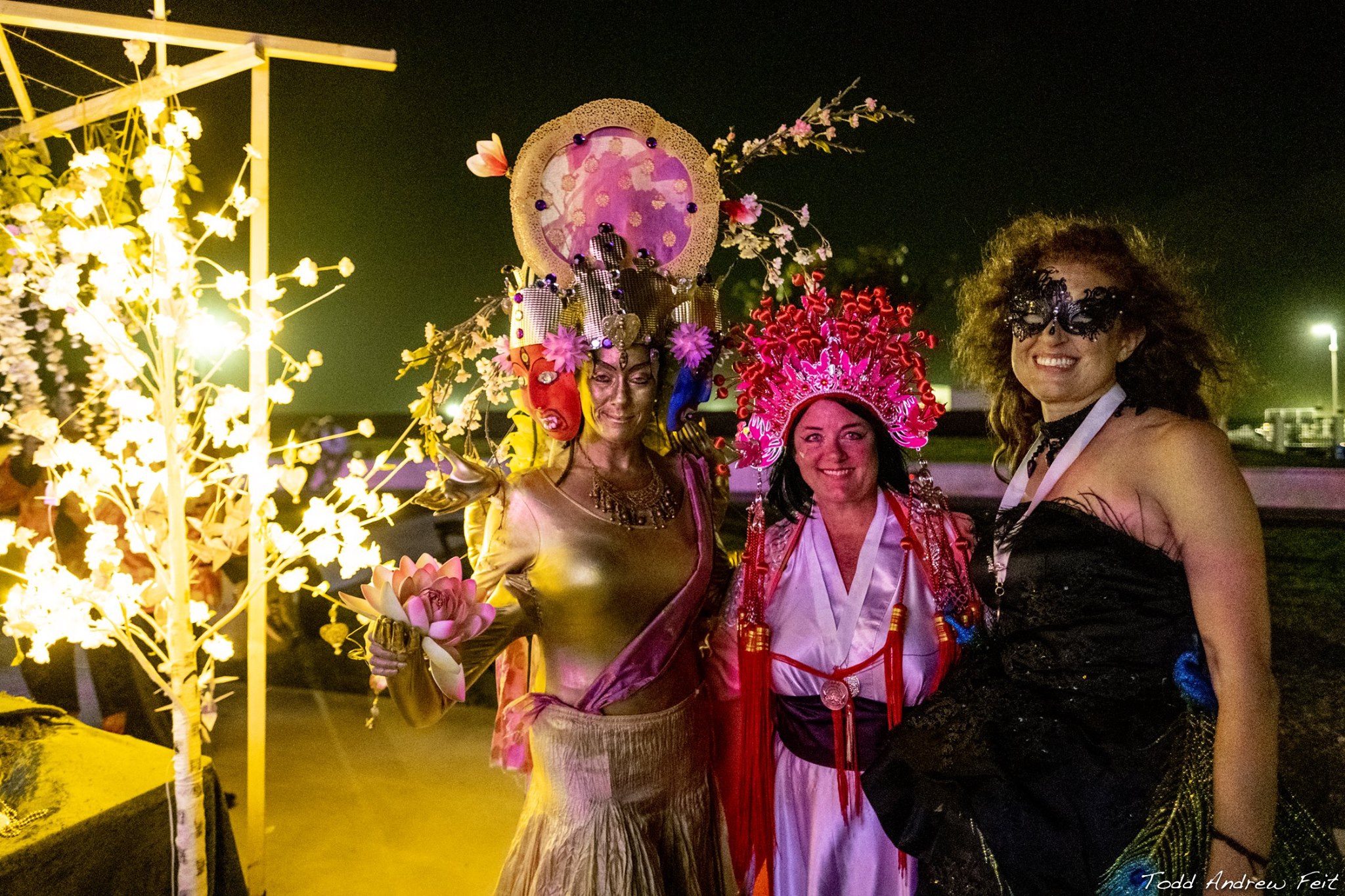 Flora members in costume