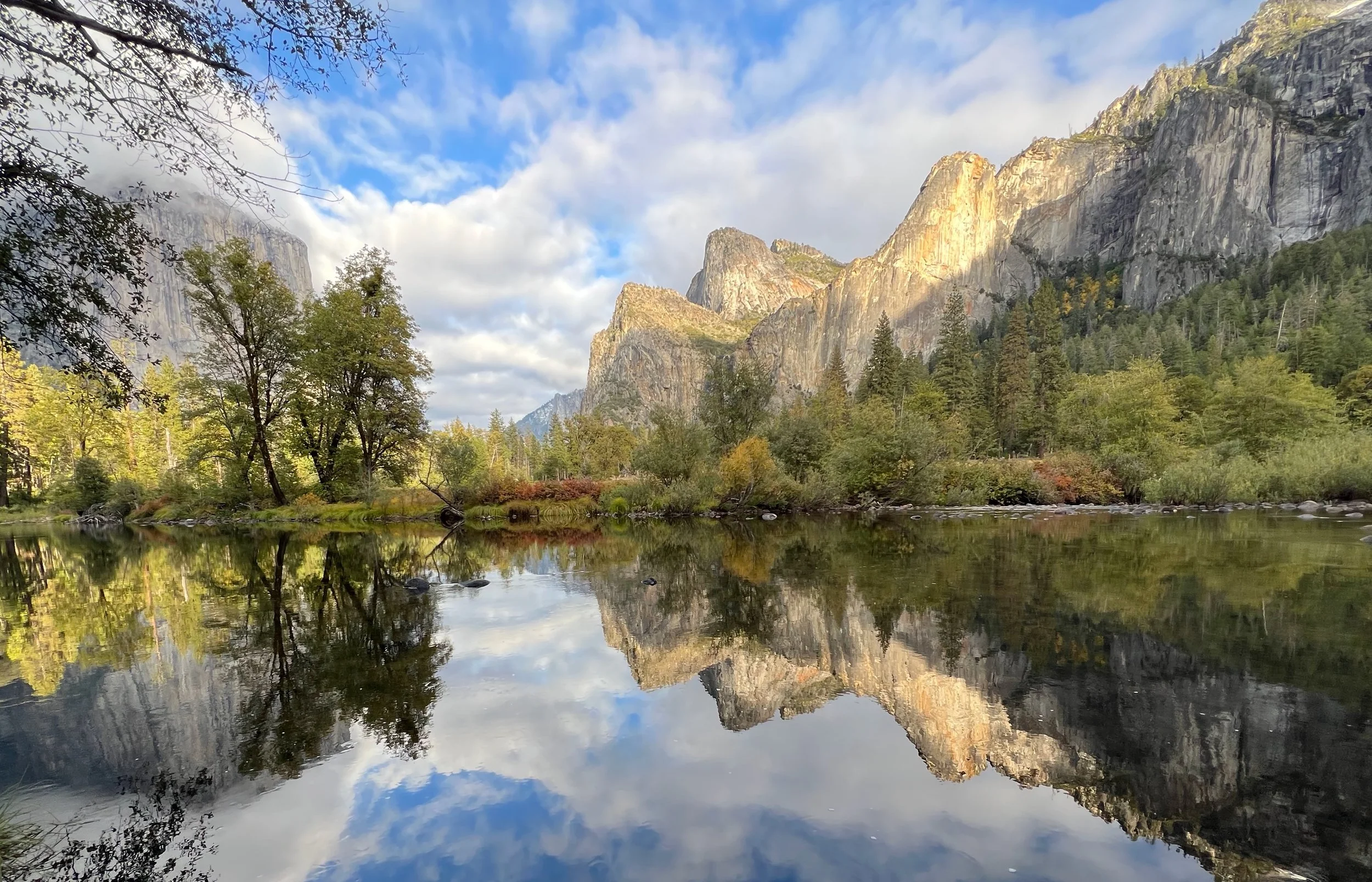 Valley View, Yosemite, mid-October 