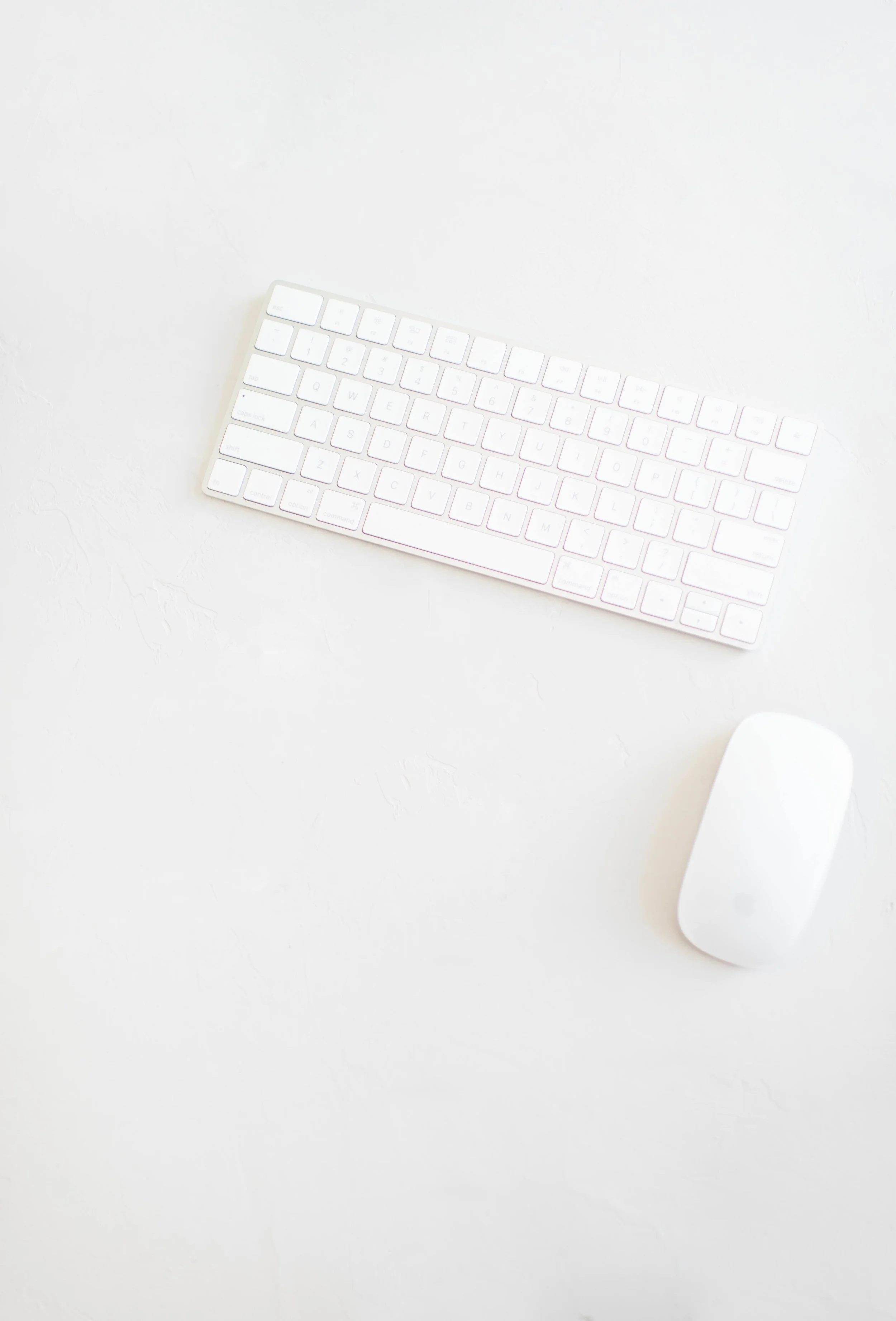 Apple mouse and keyboard on white background.jpg