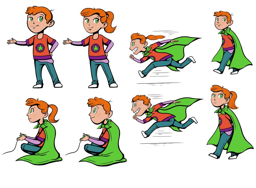 Wildman App Boy/Girl Mascot