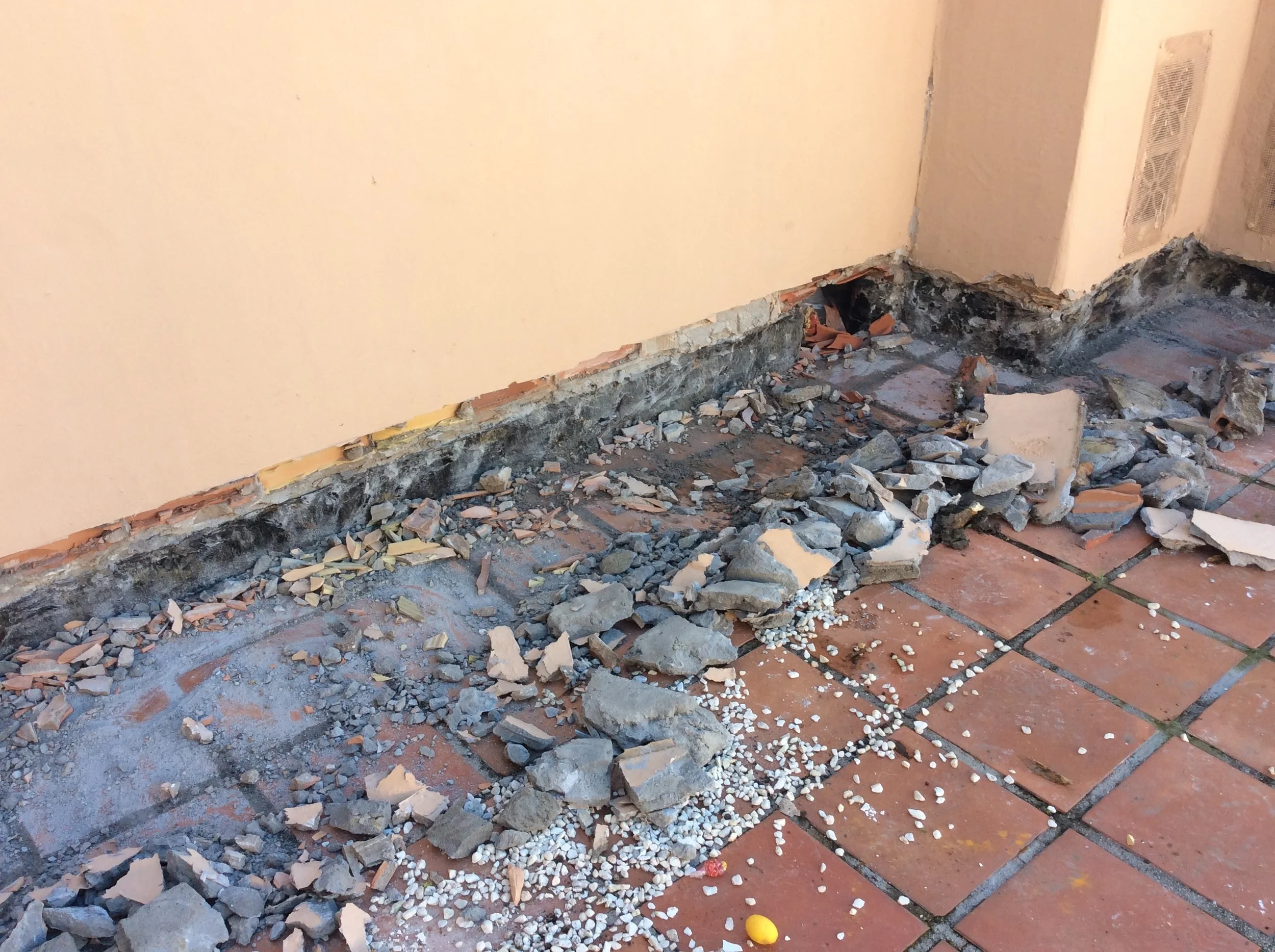 Flat Roof/Terrace Waterproof Before