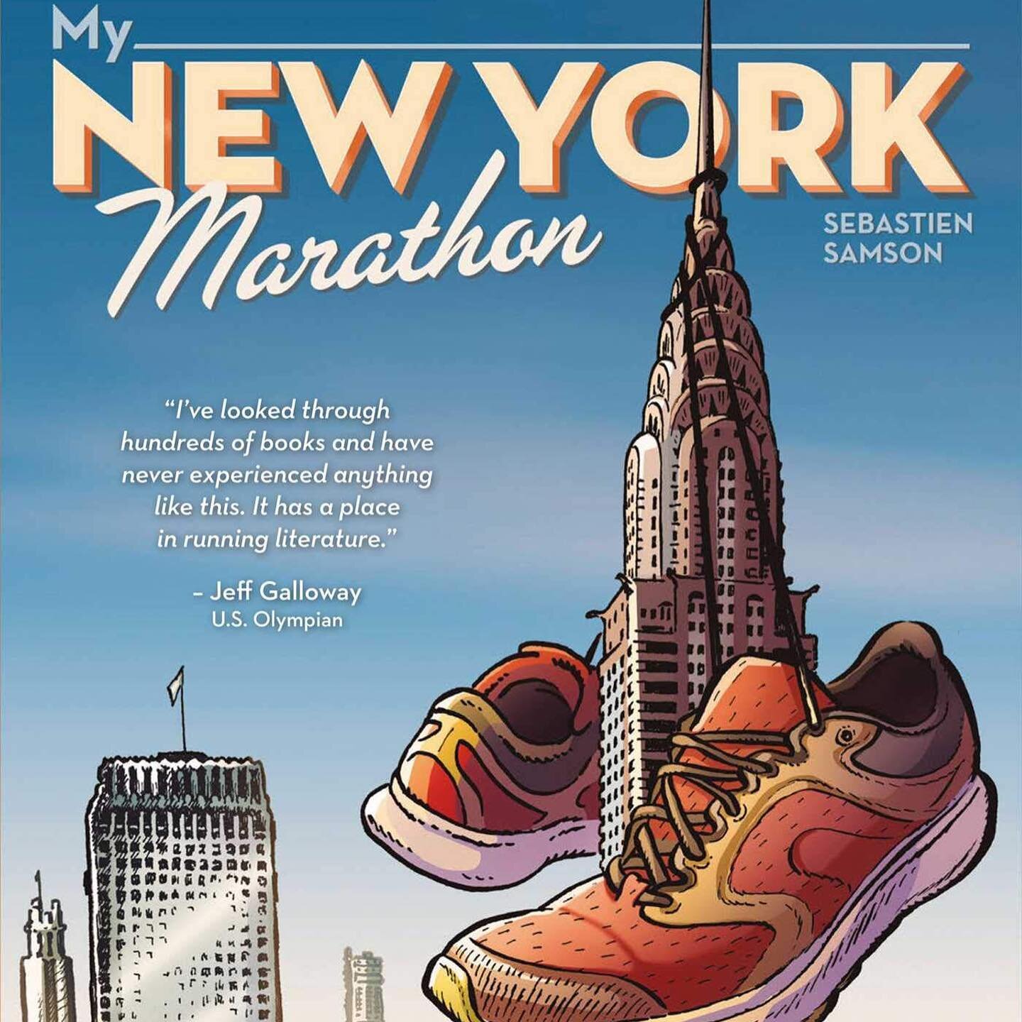 3/3/2019
📖 My New York Marathon by Sebastien Samson
A fun graphic novel about the author&rsquo;s journey from nonrunner (word? Sure!) to NYC Marathon finished.
Samson captures the solitude of training alone, and keeps his humor intact. So many runni