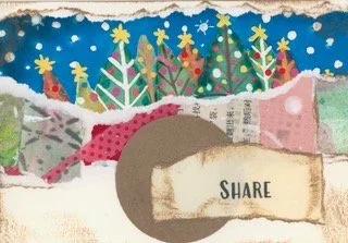 Art Class: December 3 - Holiday Cards and Gift Tags with Mixed-Media