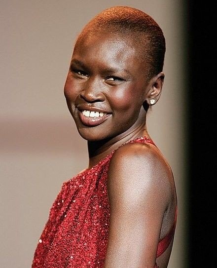 Refugee Spotlight!⁠
⁠
Today, we are excited to introduce you to the truly inspirational supermodel and designer, Alek Wek!⁠
⁠
Alek Wek is from the Dinka ethnic group and was born in Wau, Sudan (now South Sudan), in a two-bedroom house without electri