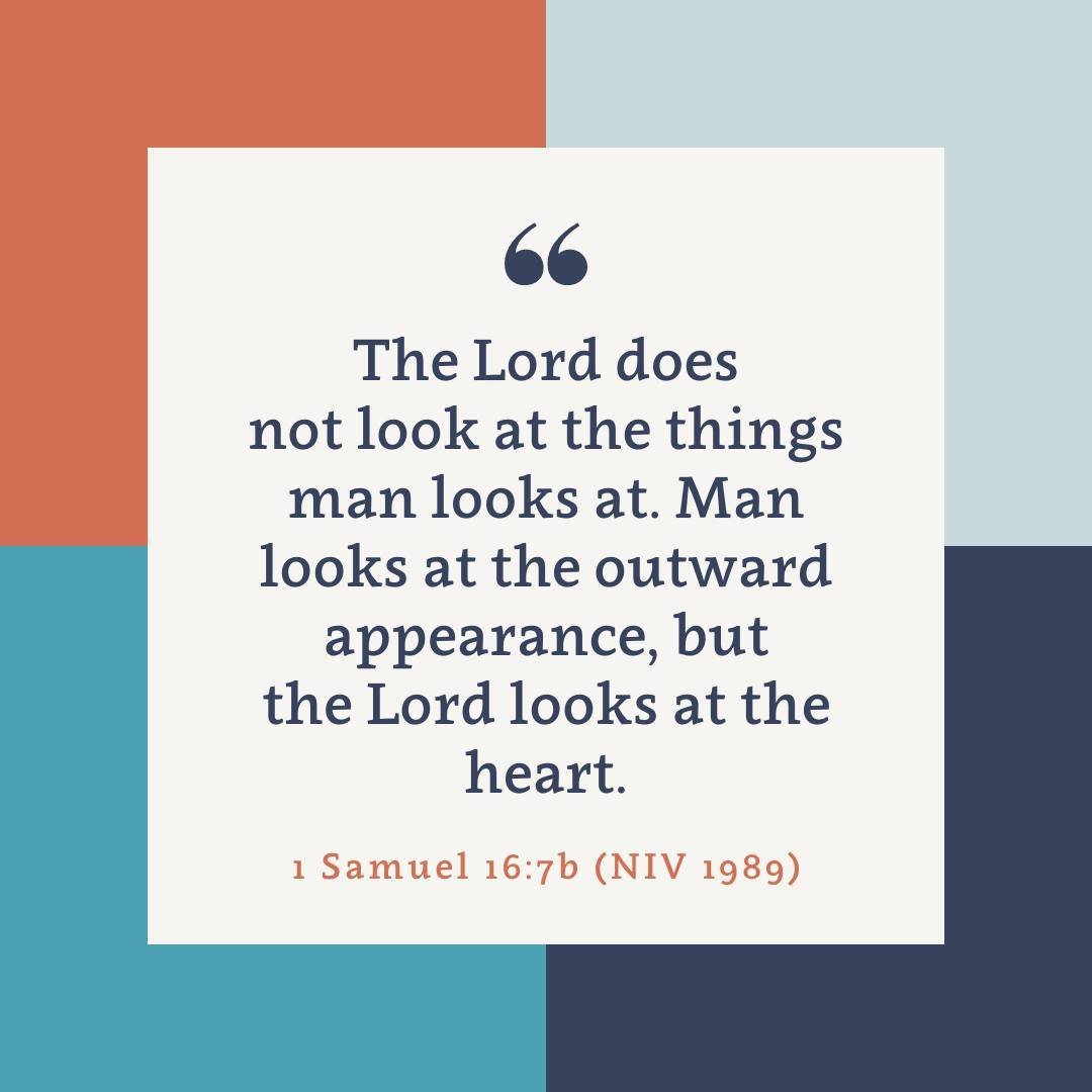 &quot;The Lord does not look at the things man looks at. Man looks at the outward appearance, but the Lord looks at the heart.&quot;⁠
-1 Samuel 16:7b (NIV 1989)⁠
⁠
Along with working on literacy with our students, we also put a huge emphasis on readi