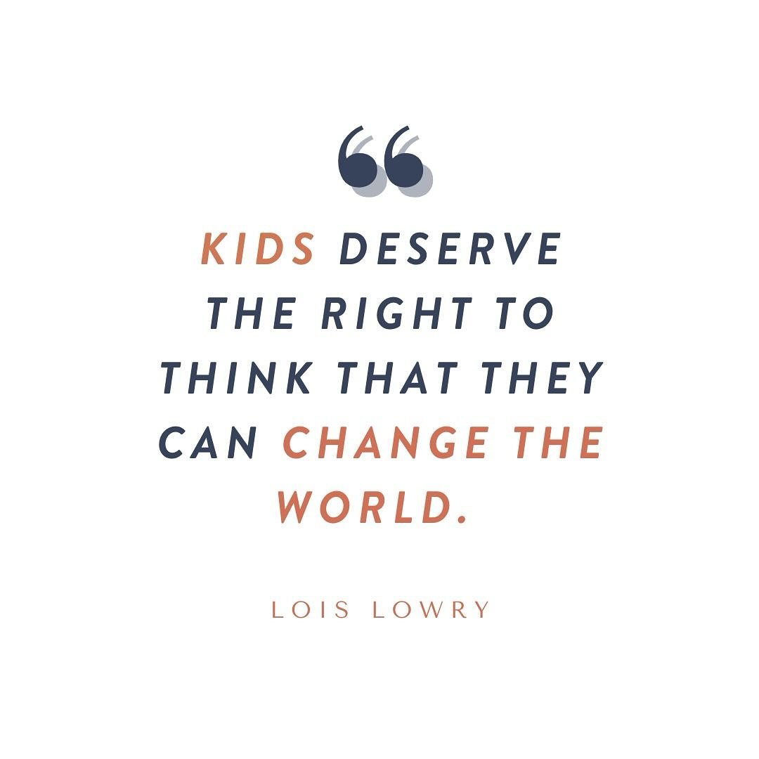 &ldquo;Kids deserve the right to think that they can change the world.&rdquo;
-Lois Lowry

With God, all things are possible for our students and we have no doubt that they will make waves of change in their communities and the world! We are honored 