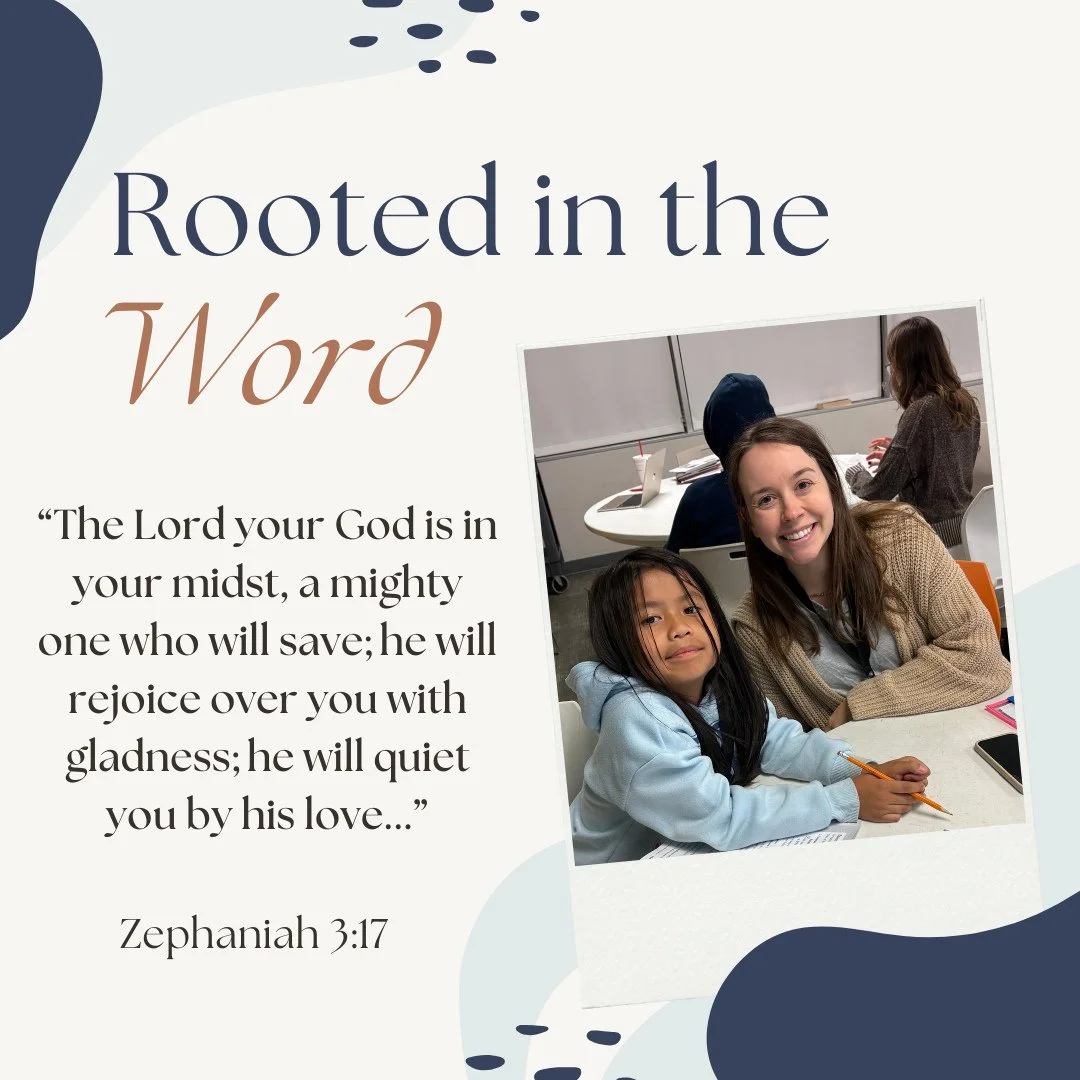 &ldquo;The Lord your God is in your midst, a mighty one who will save; he will rejoice over you with gladness; he will quiet you by his love...&rdquo;⁠
-Zephaniah 3:17