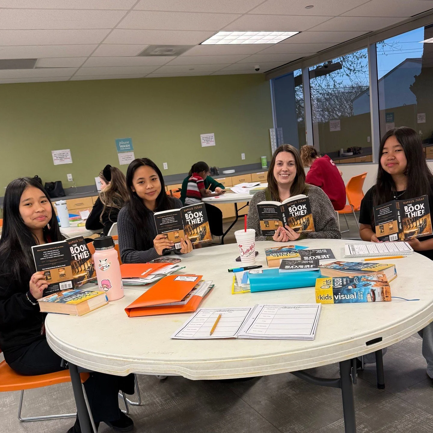 📚 Big things are happening in Reading Circle &mdash; and we could not be more excited!⁠
⁠
Some of our most advanced readers have just started a brand new book study together: The Book Thief by Markus Zusak. Set in Nazi Germany and narrated by Death 