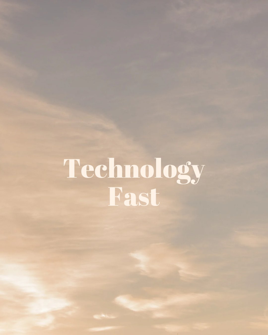 As we approach Easter Sunday, we&rsquo;d like to invite you to join us in a technology fast today. Step away from your screens, silence your notifications, and create space for quiet reflection on the story of Jesus &mdash; his death, his silence, an