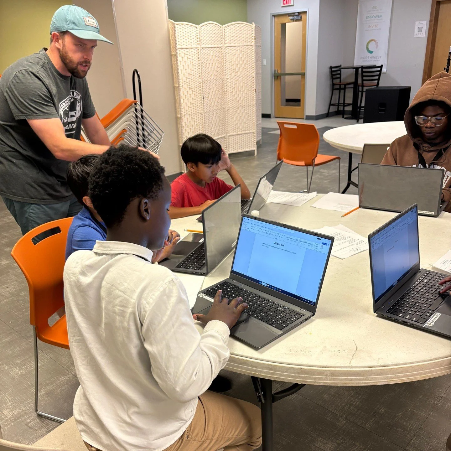 Something special is happening in our Computer Literacy Class.

This week, our middle and high school students kicked off their end-of-year project &mdash; an &ldquo;All About Me&rdquo; Digital Booklet. They set up their files, designed a title page 