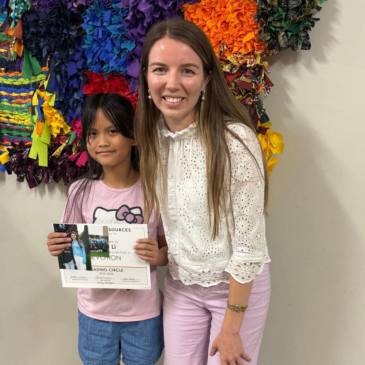 At our Reading Circle celebration this week, something special happened &mdash; something that had nothing to do with reading levels or test scores.

Every mentor took time before our gathering to think of a single word to describe their student. Jus