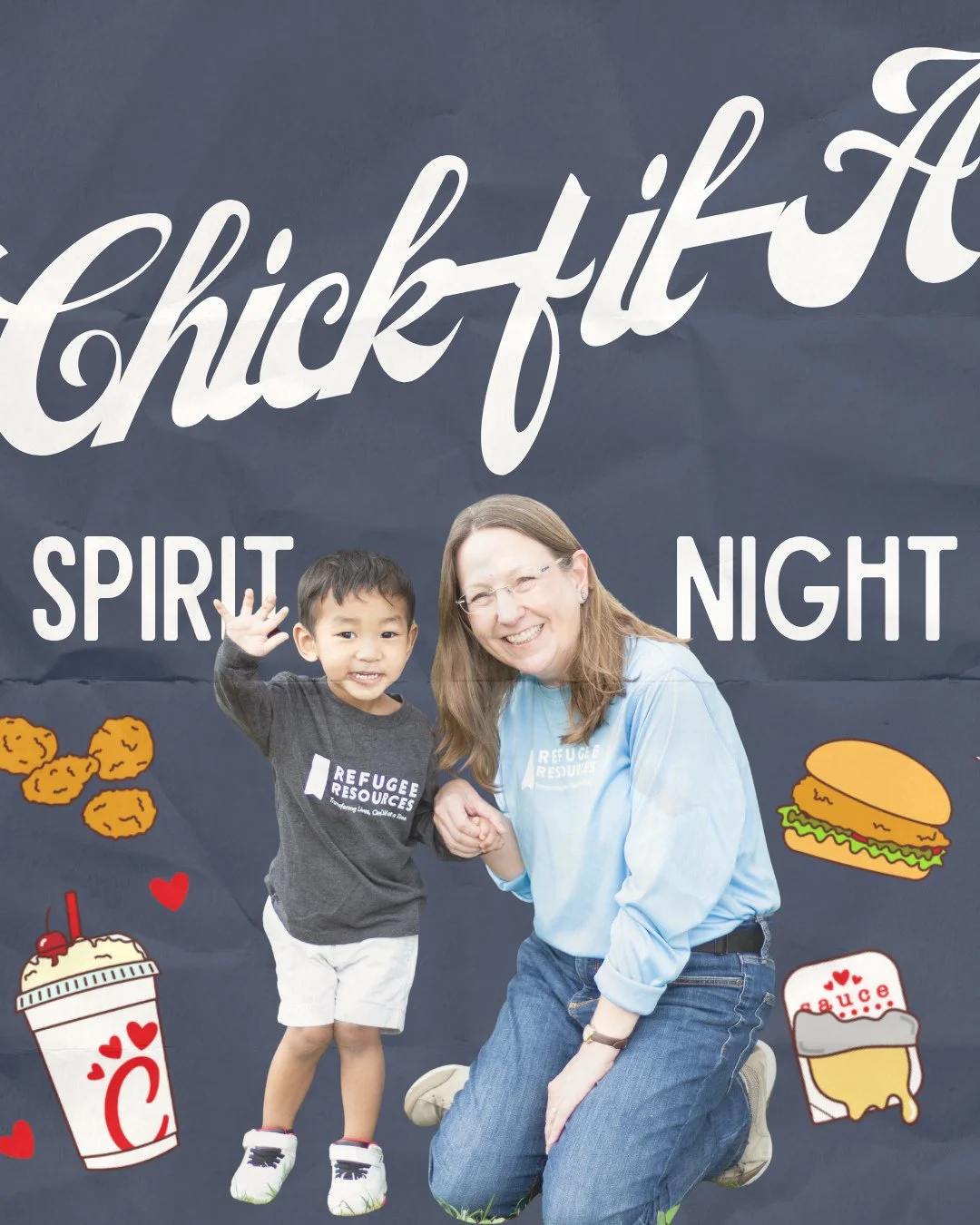 Spirit Night is almost here!

We&rsquo;d love for you to come out and celebrate with us at Chick-fil-A Lake Highlands next Tuesday, May 19th! 

It&rsquo;s a simple, fun way to support our students and families &mdash; and a great excuse to enjoy some