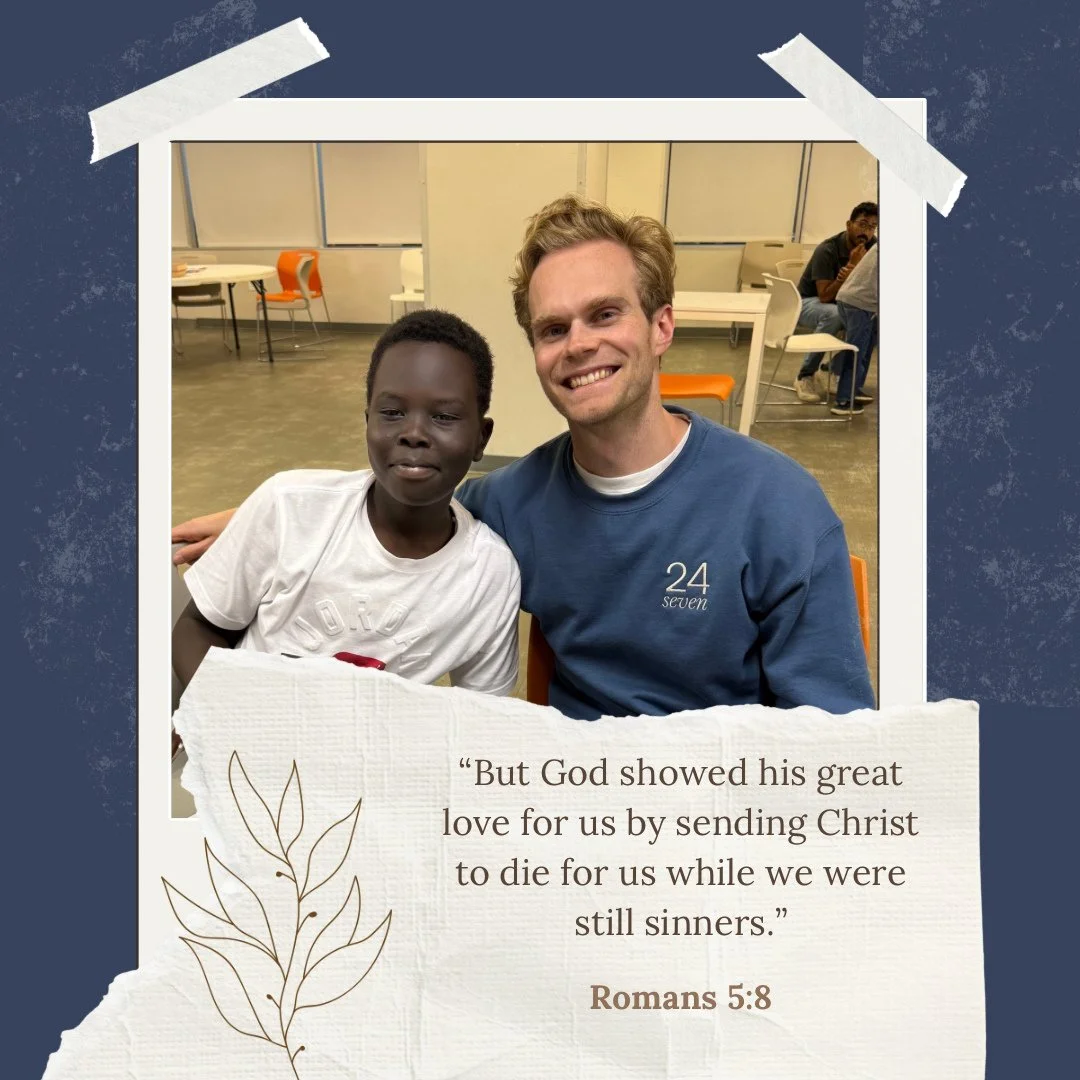 &ldquo;But God showed his great love for us by sending Christ to die for us while we were still sinners.&rdquo;
-Romans 5:8