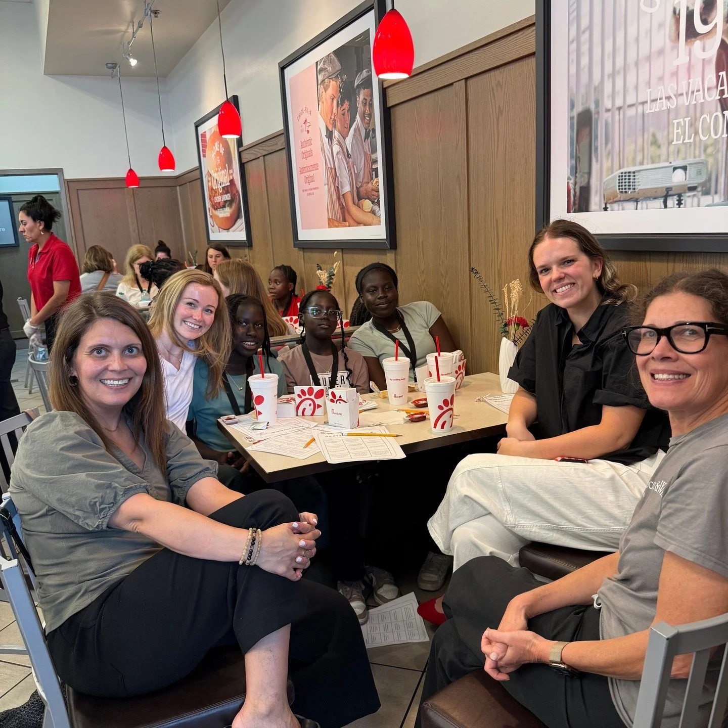 There&rsquo;s something so sweet about ending a school year surrounded by the people who made it special. 🍗

Over the past two nights, Chick-fil-A served over 100 of our students and mentors as we combined our end-of-year celebration with our spirit