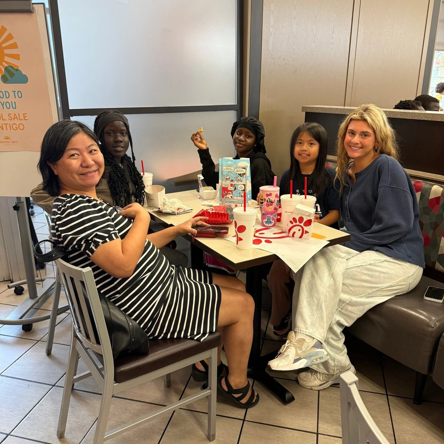 &ldquo;This is the power of gathering: it inspires us, delightfully, to be more hopeful, more joyful, more thoughtful: in a word, more alive.&rdquo; &mdash; Alice Waters

More pictures from our end-of-year Chick-fil-A party !

Two evenings of good fo