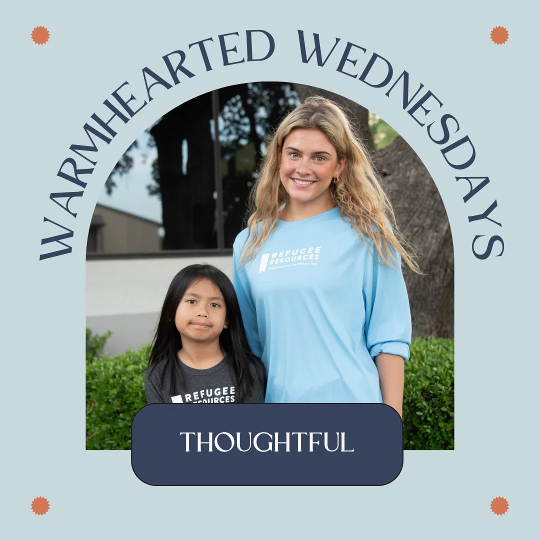 Warmhearted Wednesdays! 🧡⁠
⁠
Thoughtful.⁠
⁠
That's the word Eve chose to describe her student Miriam* after a full year together &mdash; and it says everything. In Eve's own words: "Miriam is thoughtful and intentional with the way she does her