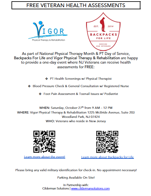 Free Veteran Health Assessments in NJ