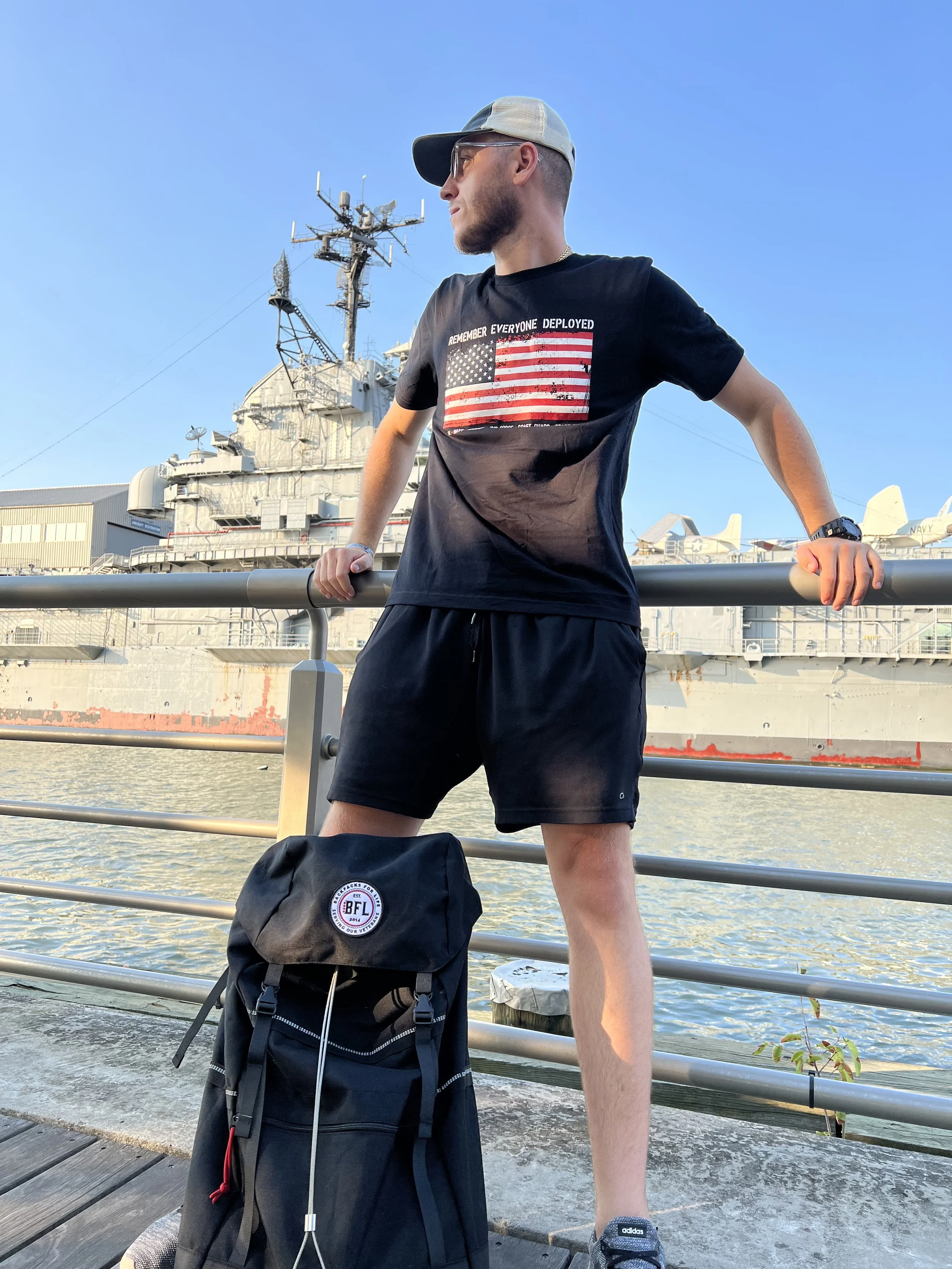 Branches & American Flag T-Shirt