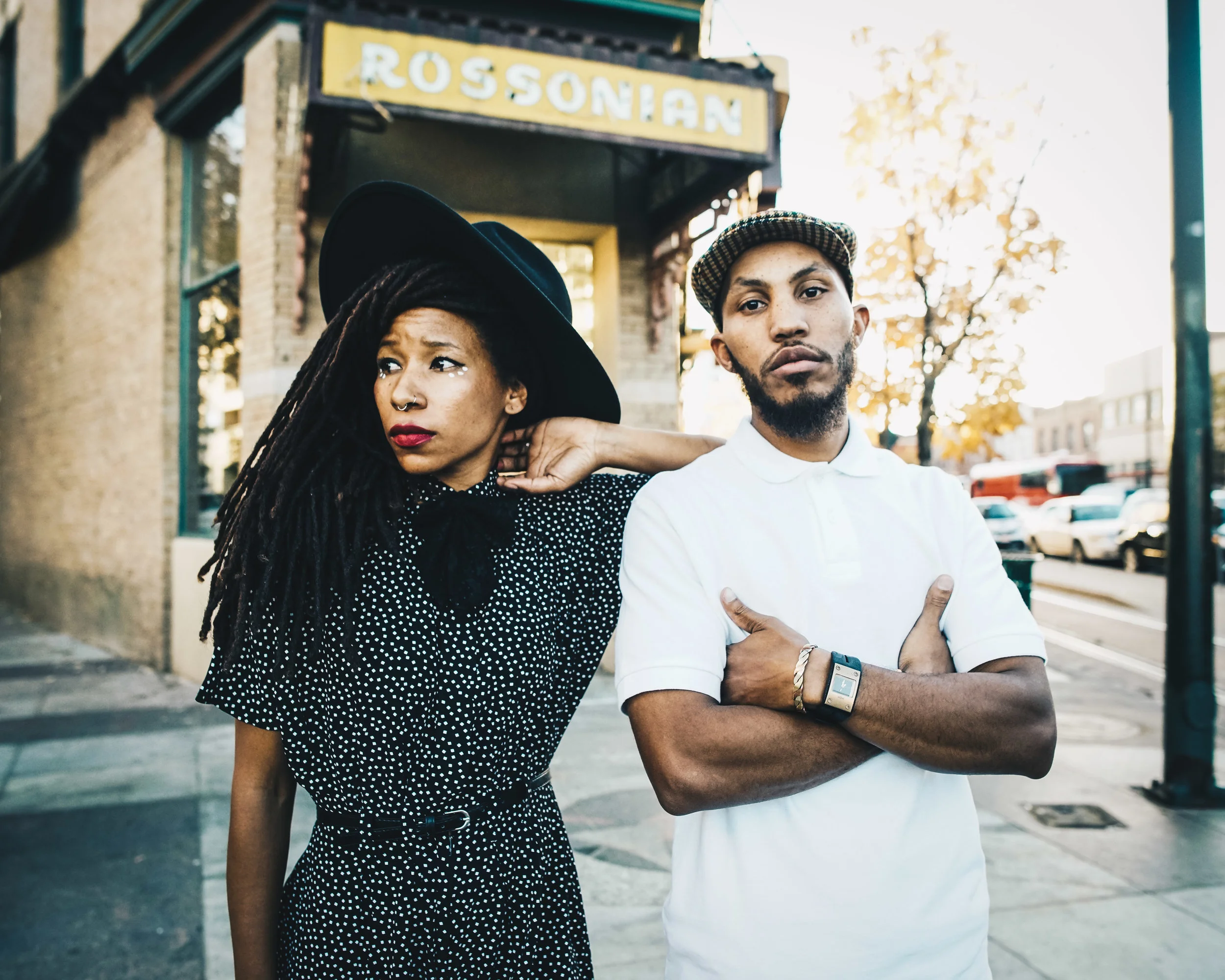  I got together with Aja and Samir, collectively known as The Reminders, back in 2016 for this shoot.&nbsp; We started in Five Points by the old Rossonian Hotel, and went from there.&nbsp; If you're not familiar with the Rossonian and its history, I 
