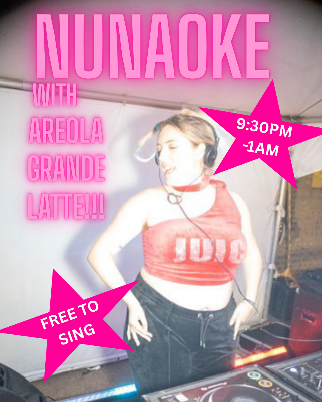 NUNAOKE w/ AREOLA GRANDE LATTE