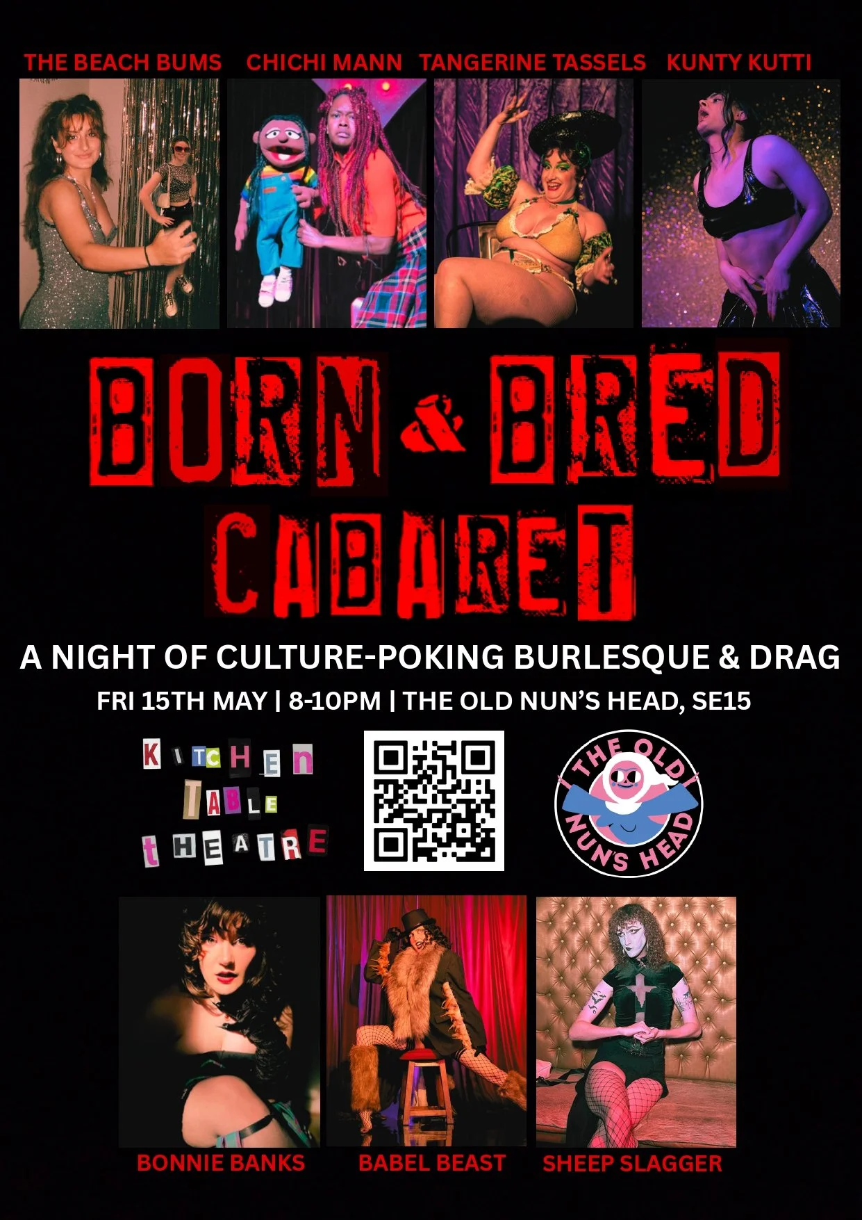KITCHEN TABLE: Born & Bred Cabaret