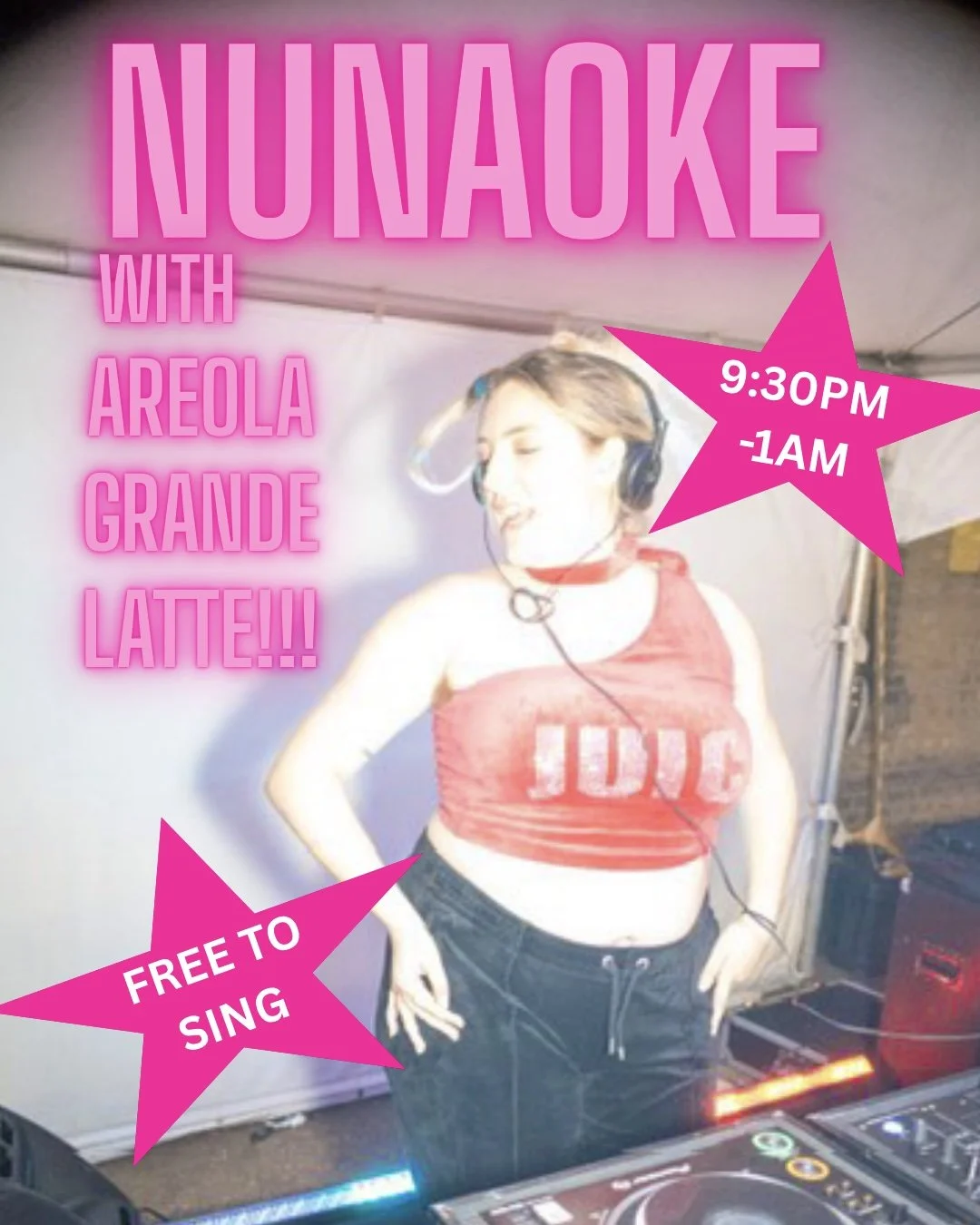 Nunaoke w/ Areola grande latte