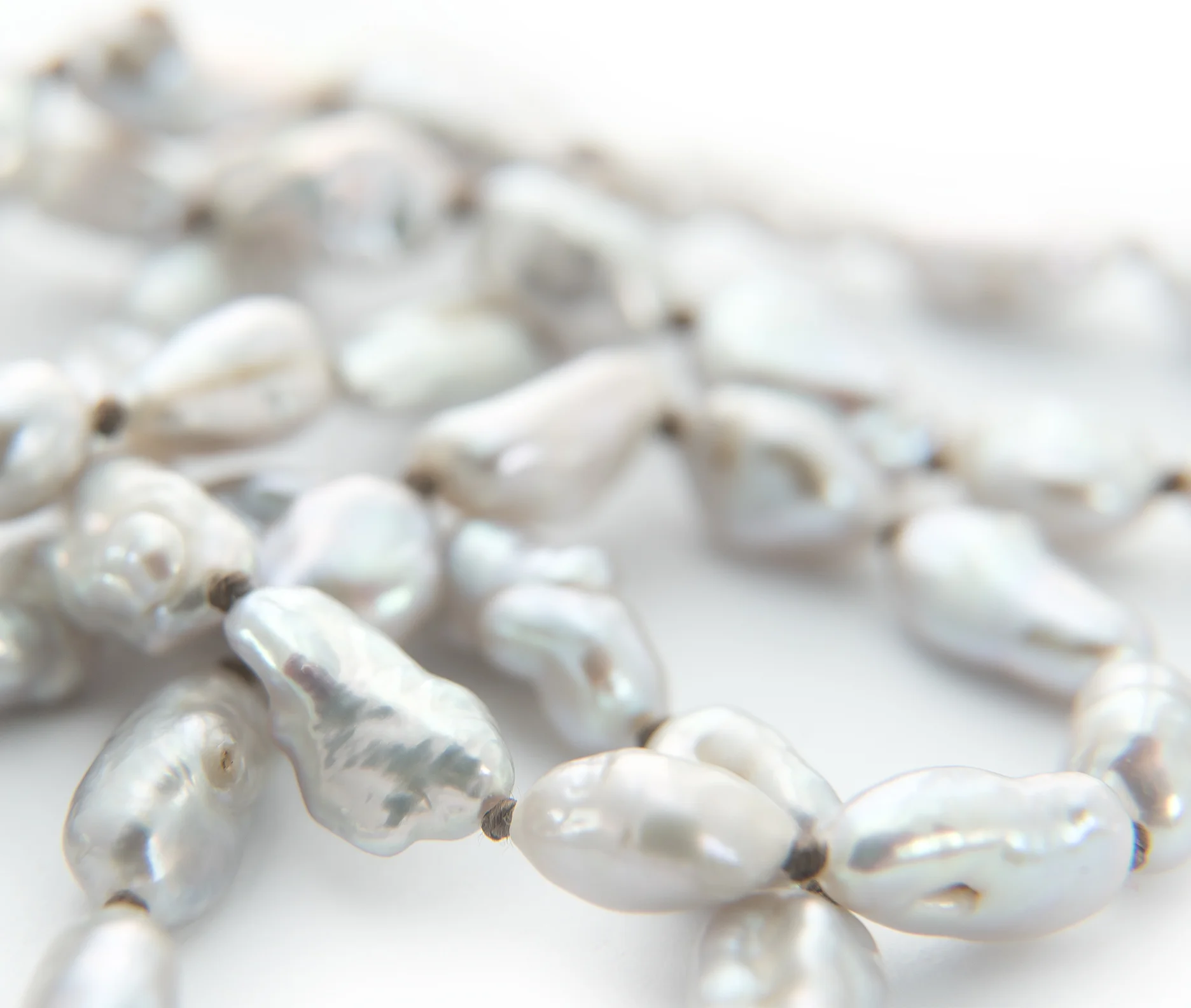 Silver Keshi Pearls