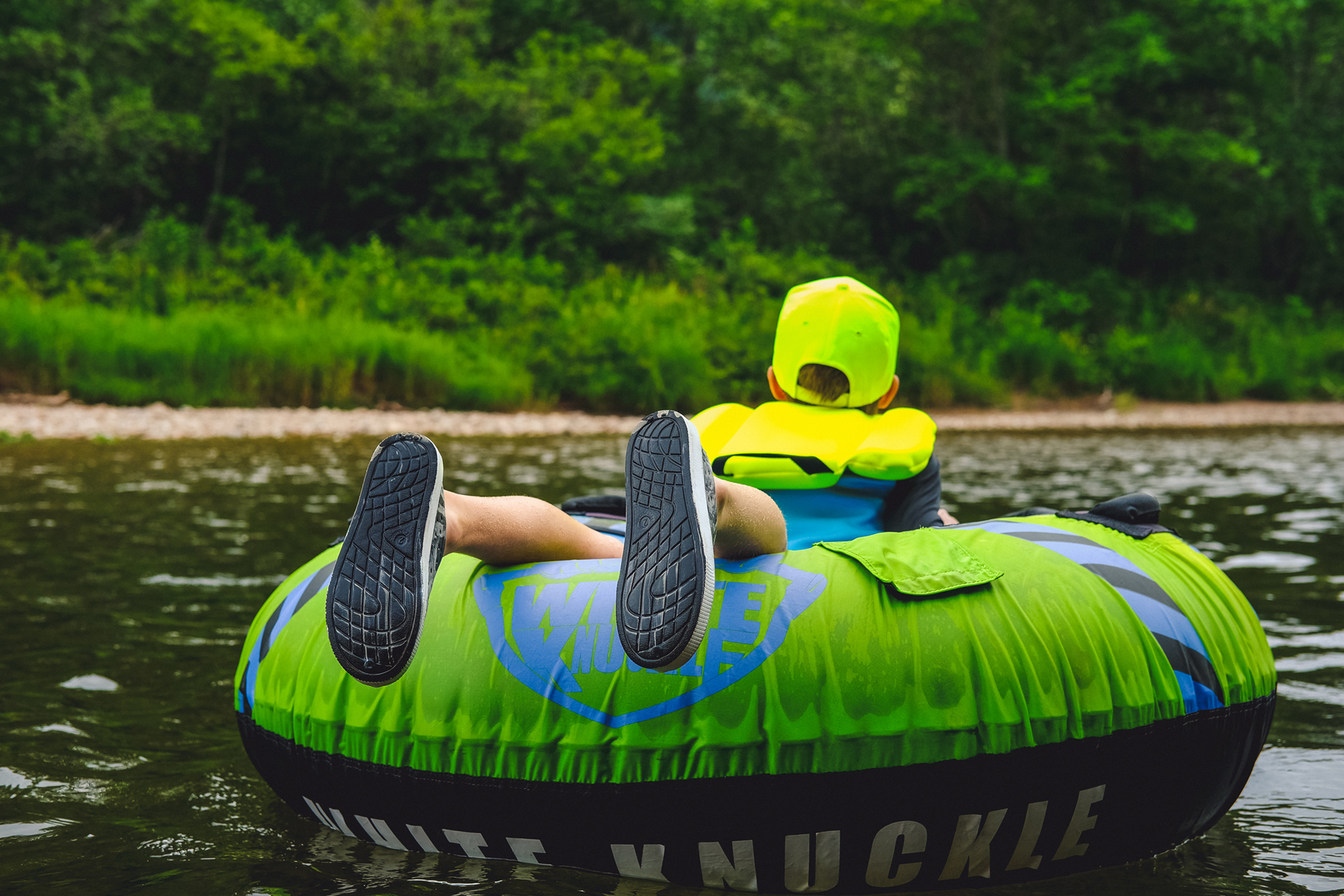 Tubing down the Margaree River!