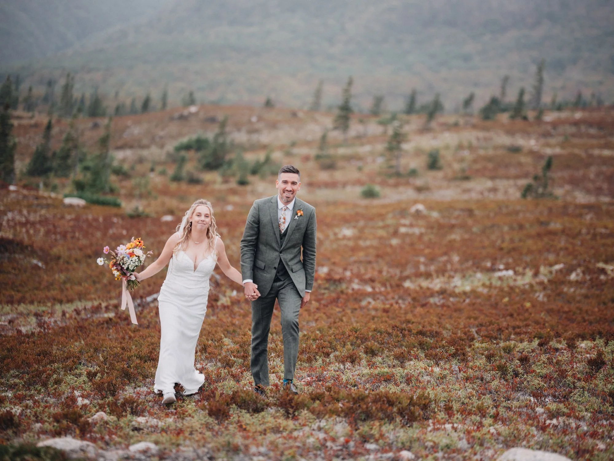 Cape Smokey by Helicopter: An Epic Cape Breton Elopement ::: Kaitlyn & Justin