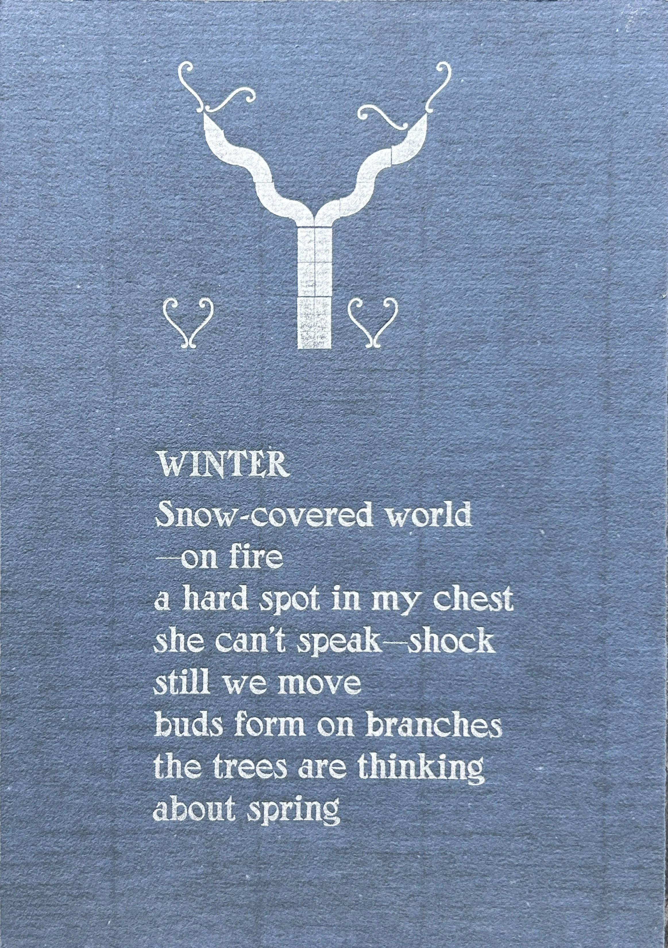 Broadside by Martha Chiplis