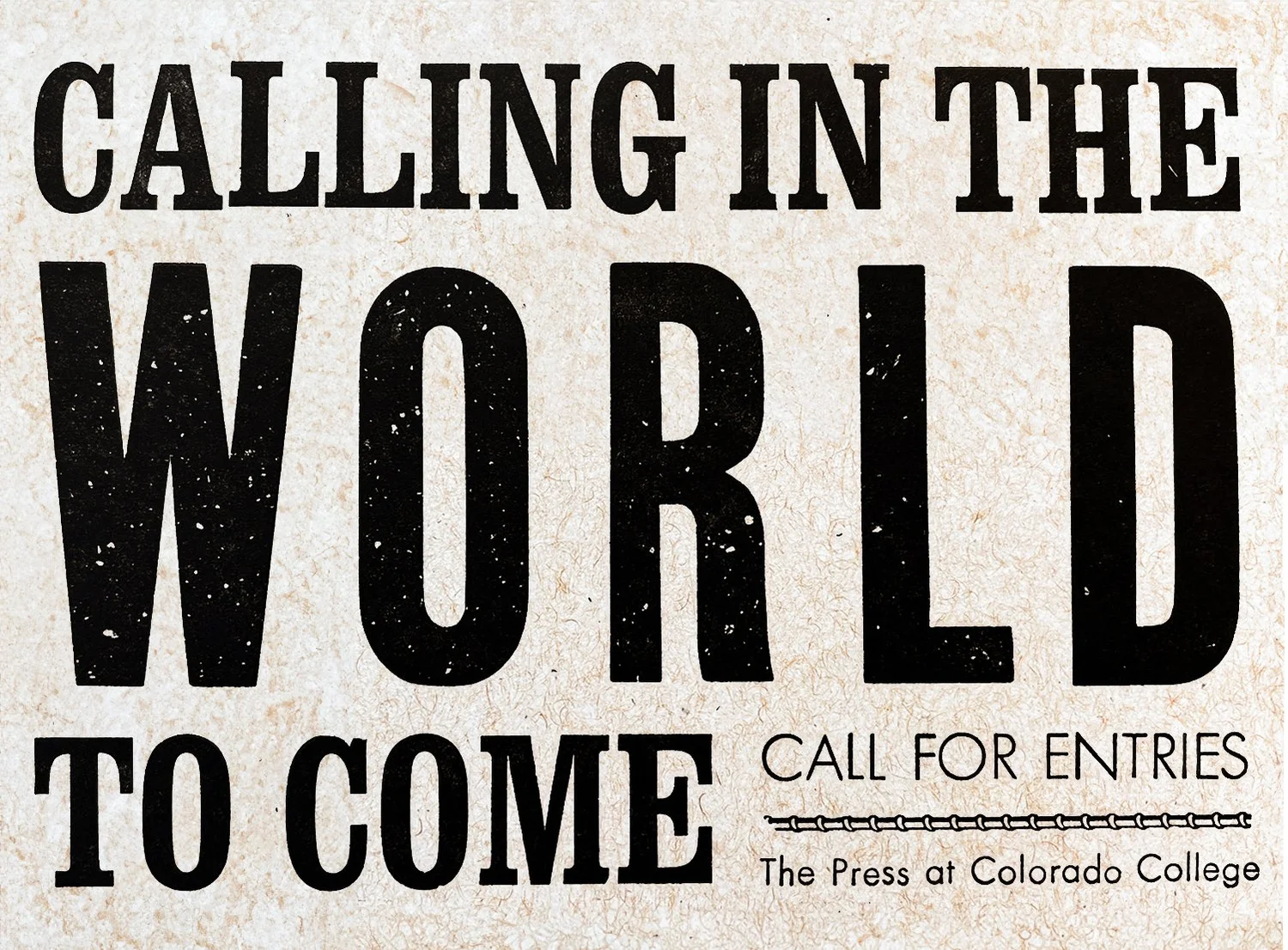 calling in the world to come