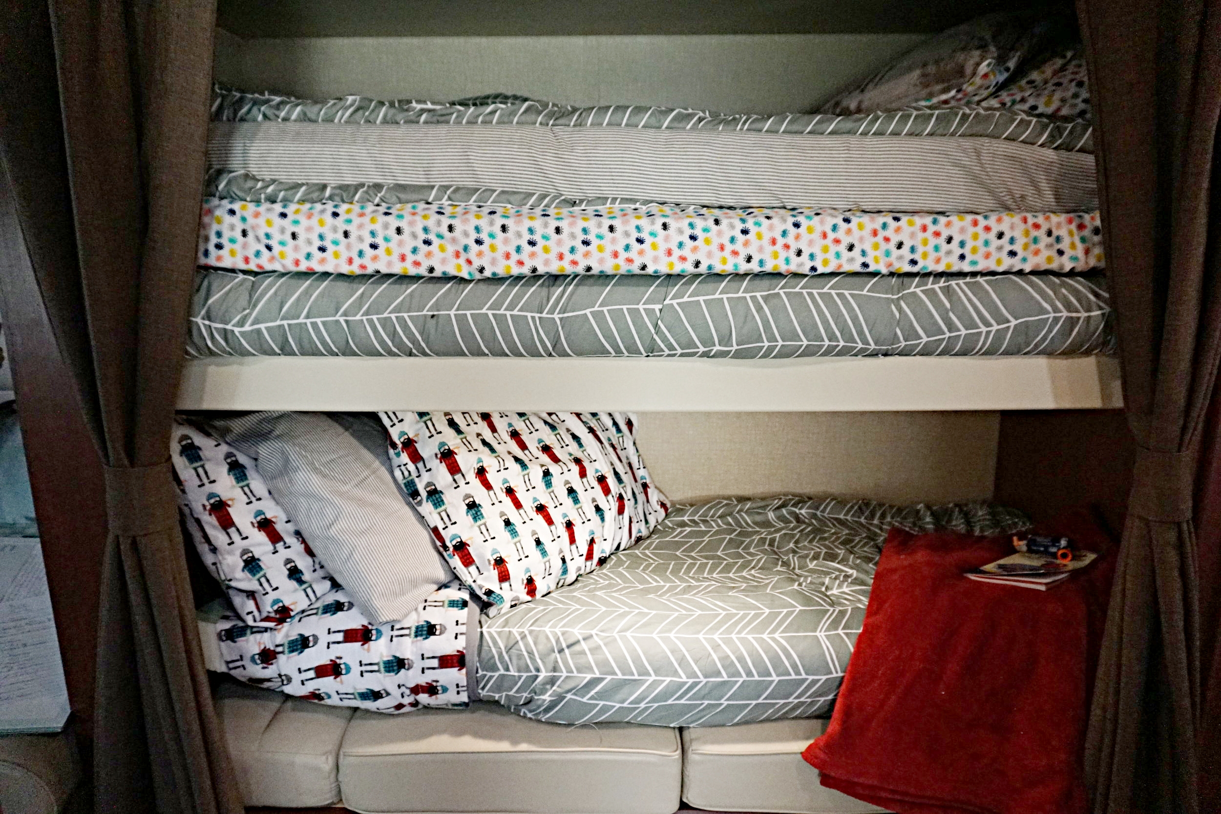 Rv Bunk Bedding Sherer Joy Journey, Rv Double Bunk Bed Sheets