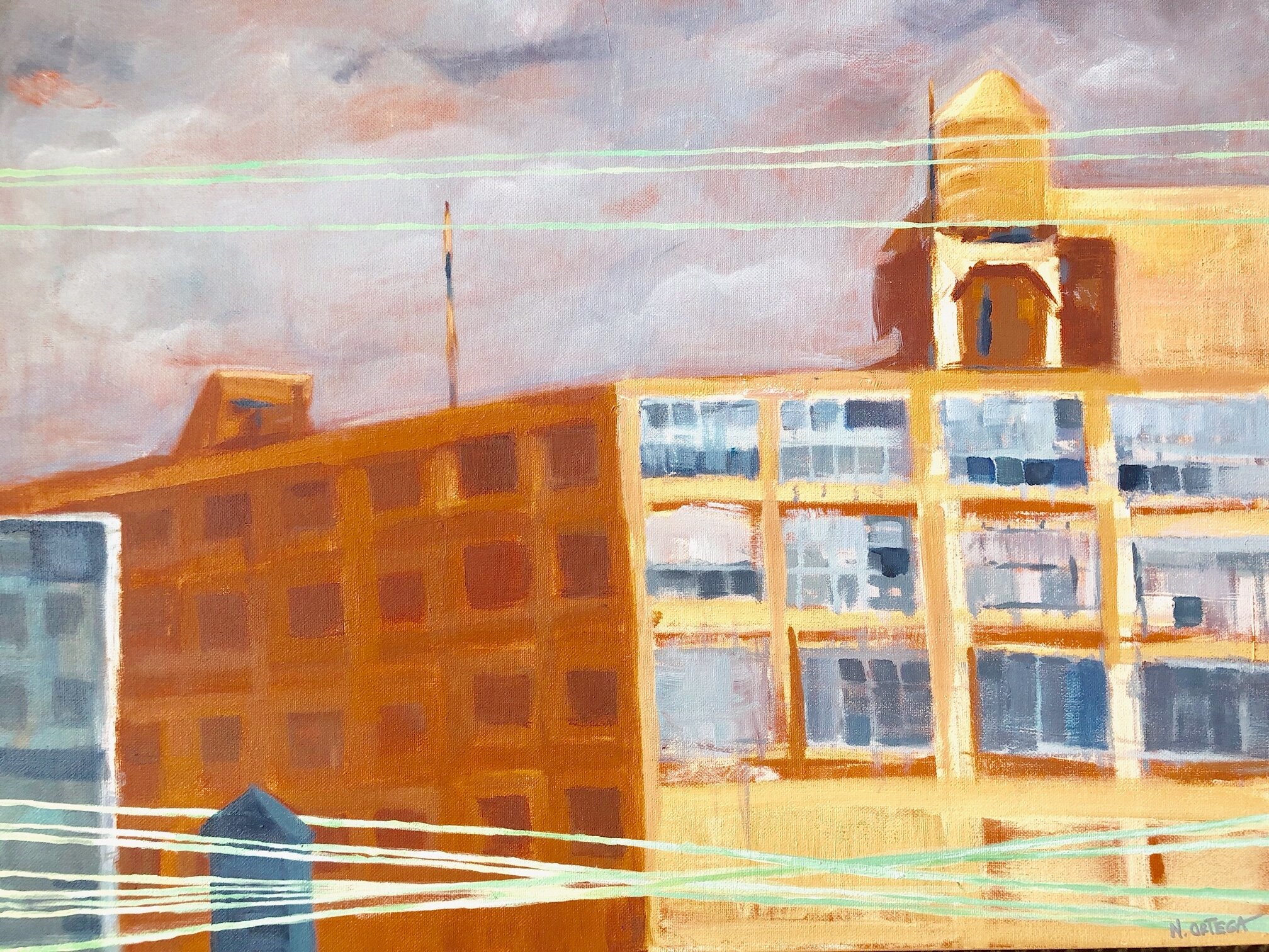 NJ Warehouses Acrylic 18 x 24”