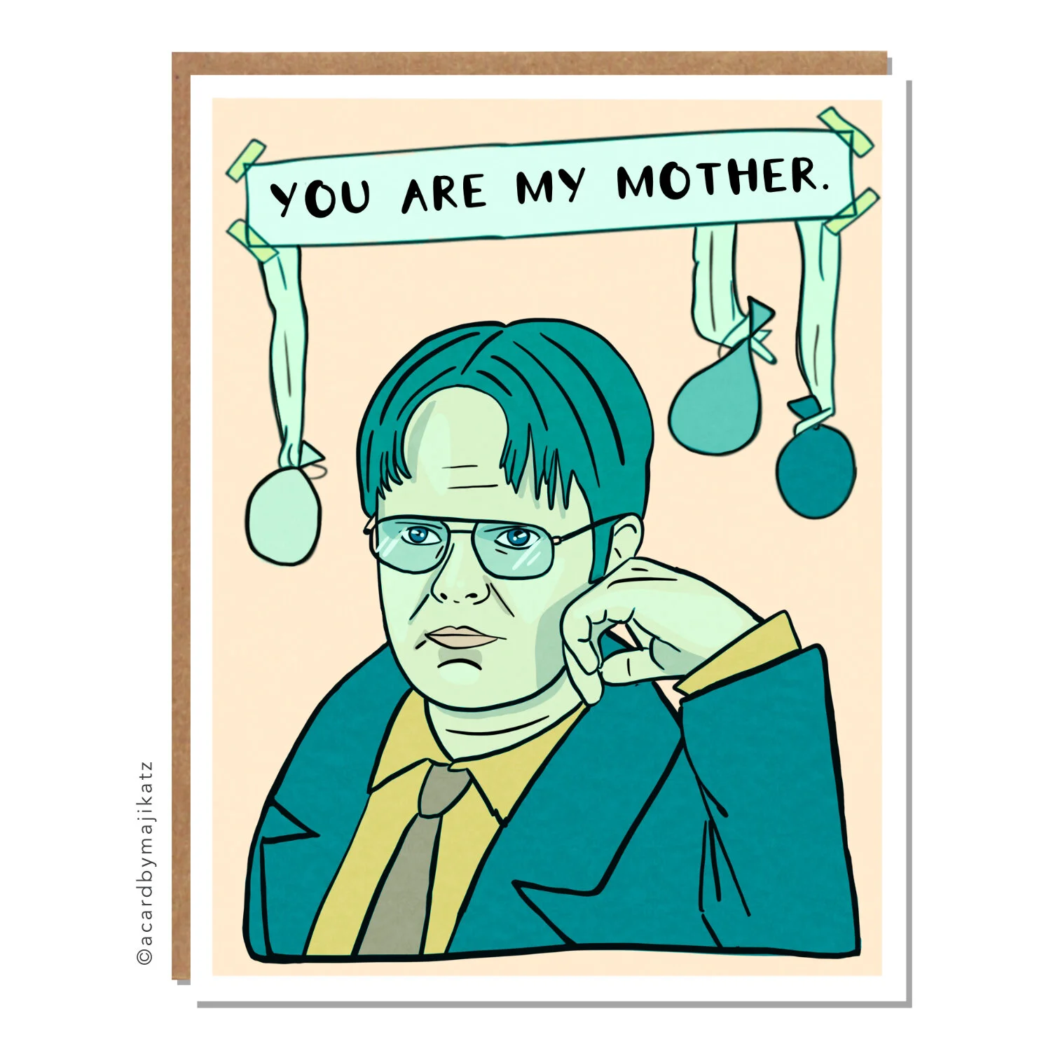 Dwight Schrute Mother. Mother's Day Card