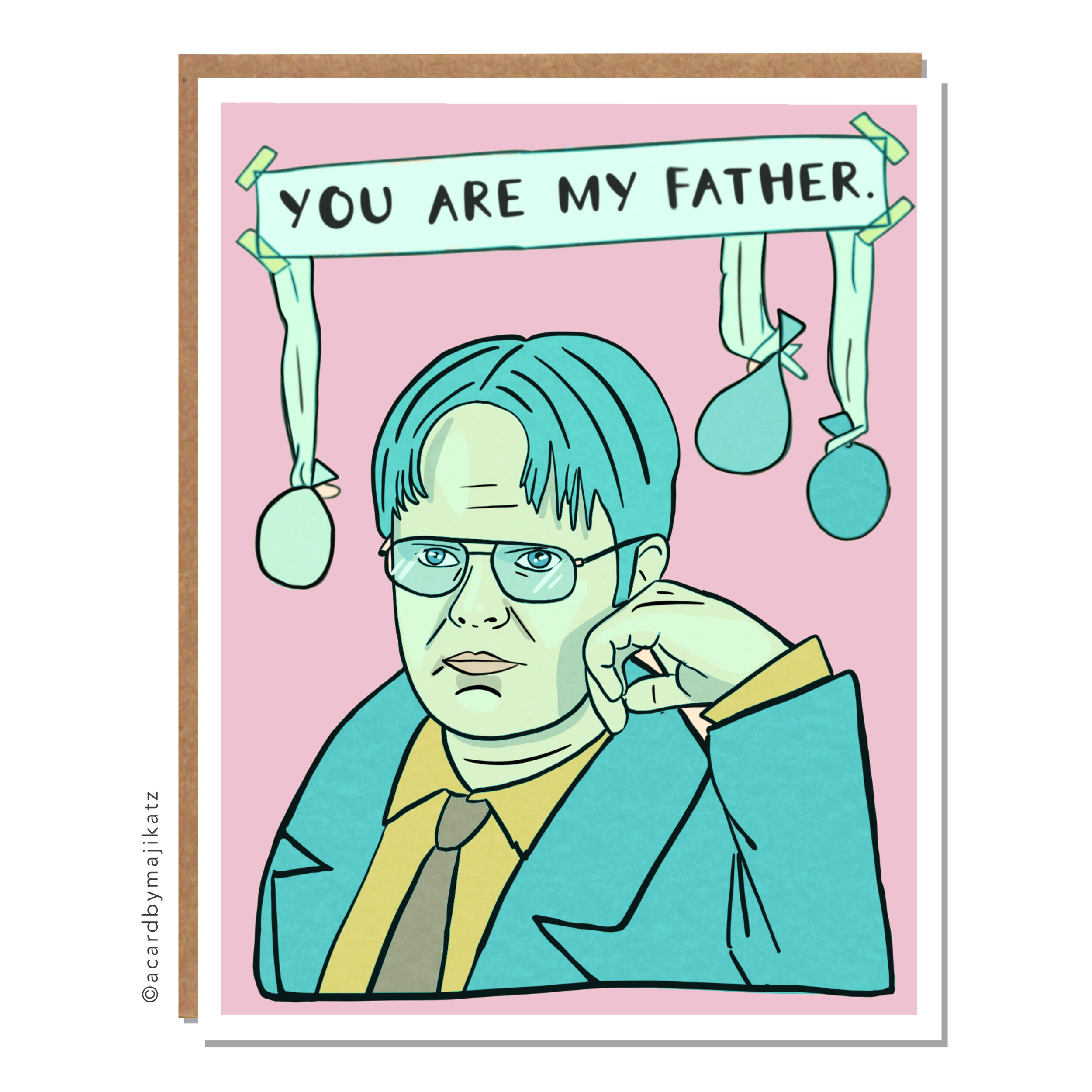 Dwight Schrute Father. Father’s Day Card