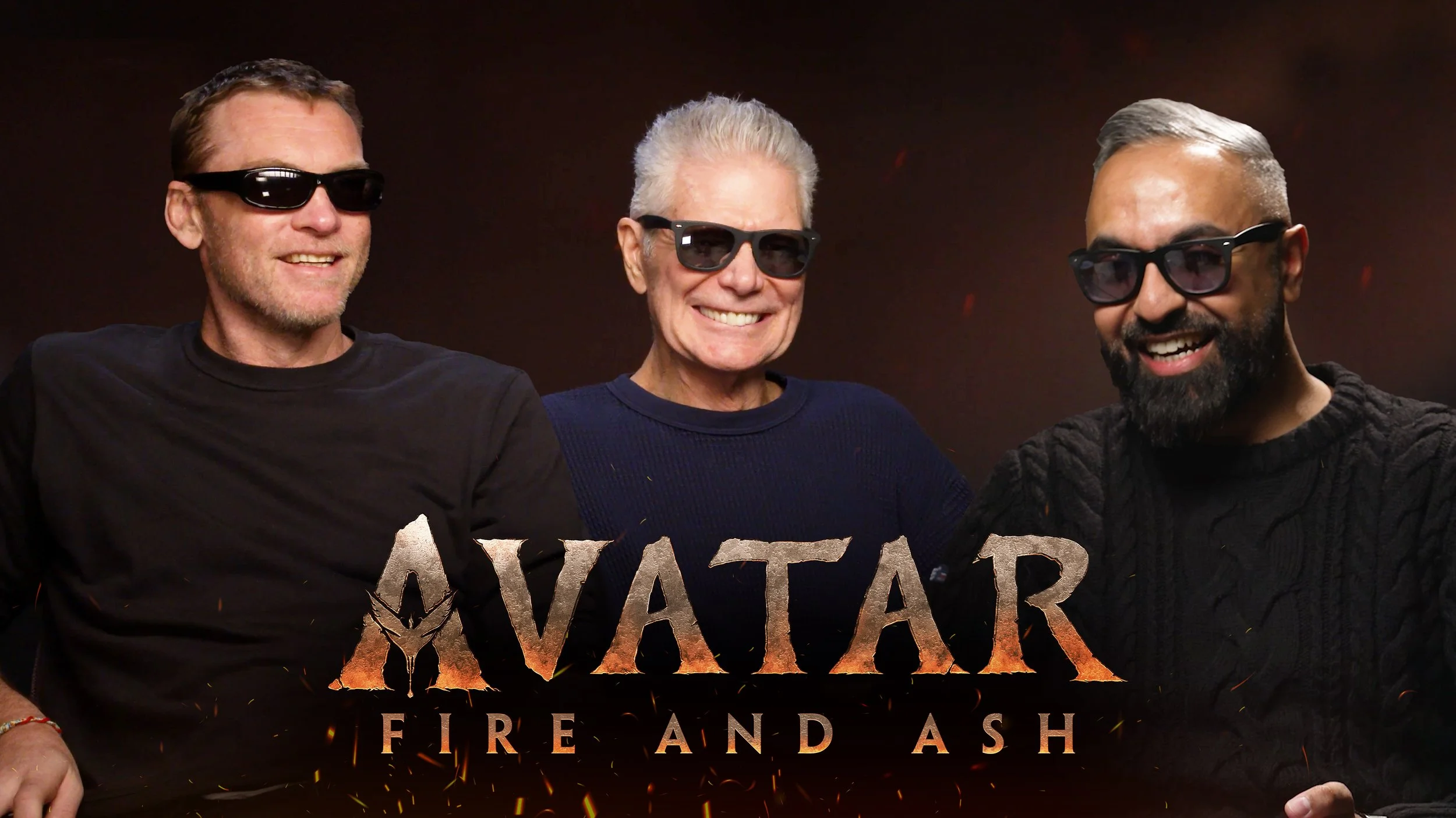 Interviewing Avatar Fire &amp; Ash stars, Sam Worthington &amp; Stephen Lang