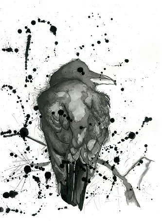 Korp Tusch, 21x30cm - Såld