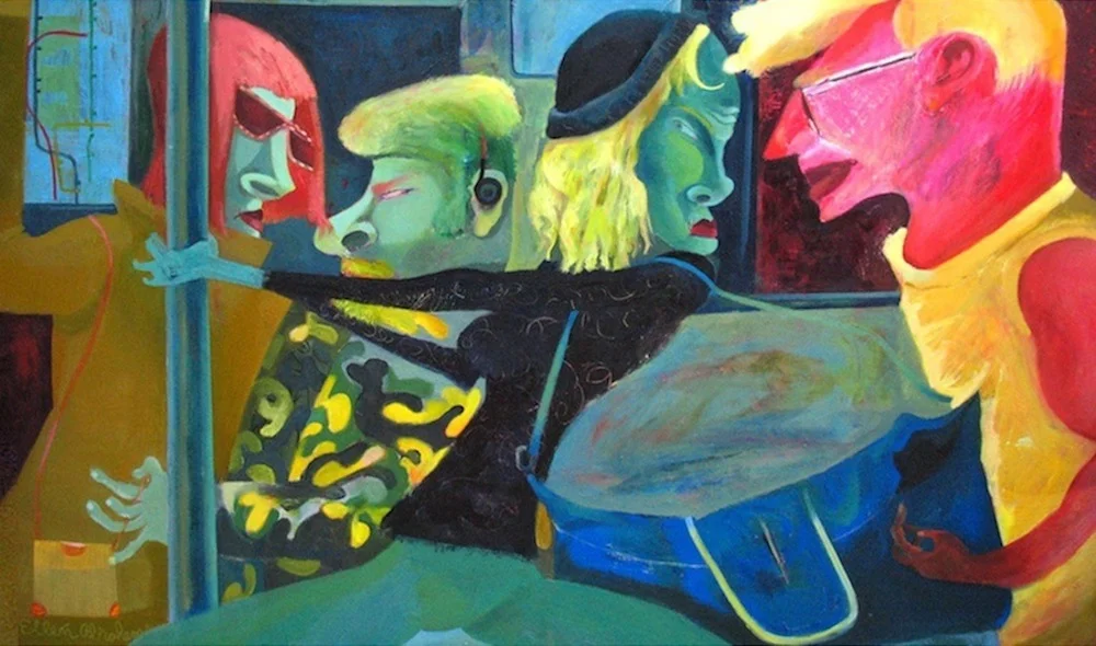 Subway Rubway, 36" x 60"