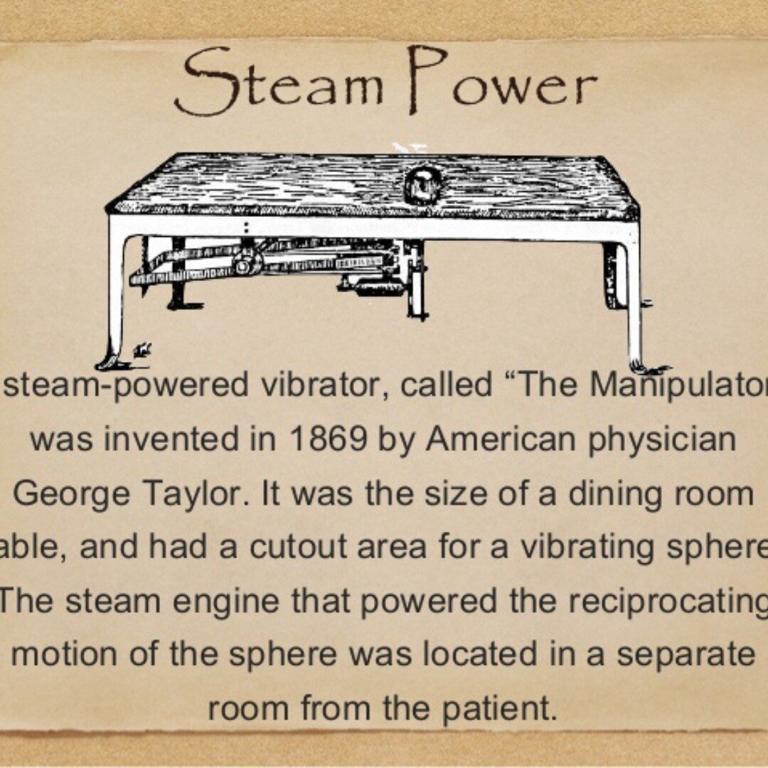 Today&rsquo;s Hysterical Hystery is brought to you by: Victorian Vibrators 

Towards the end of the nineteenth century, hysteria became more and more understood as a  biological disorder. This shift in concept has pros and cons.  Pros: women were no 