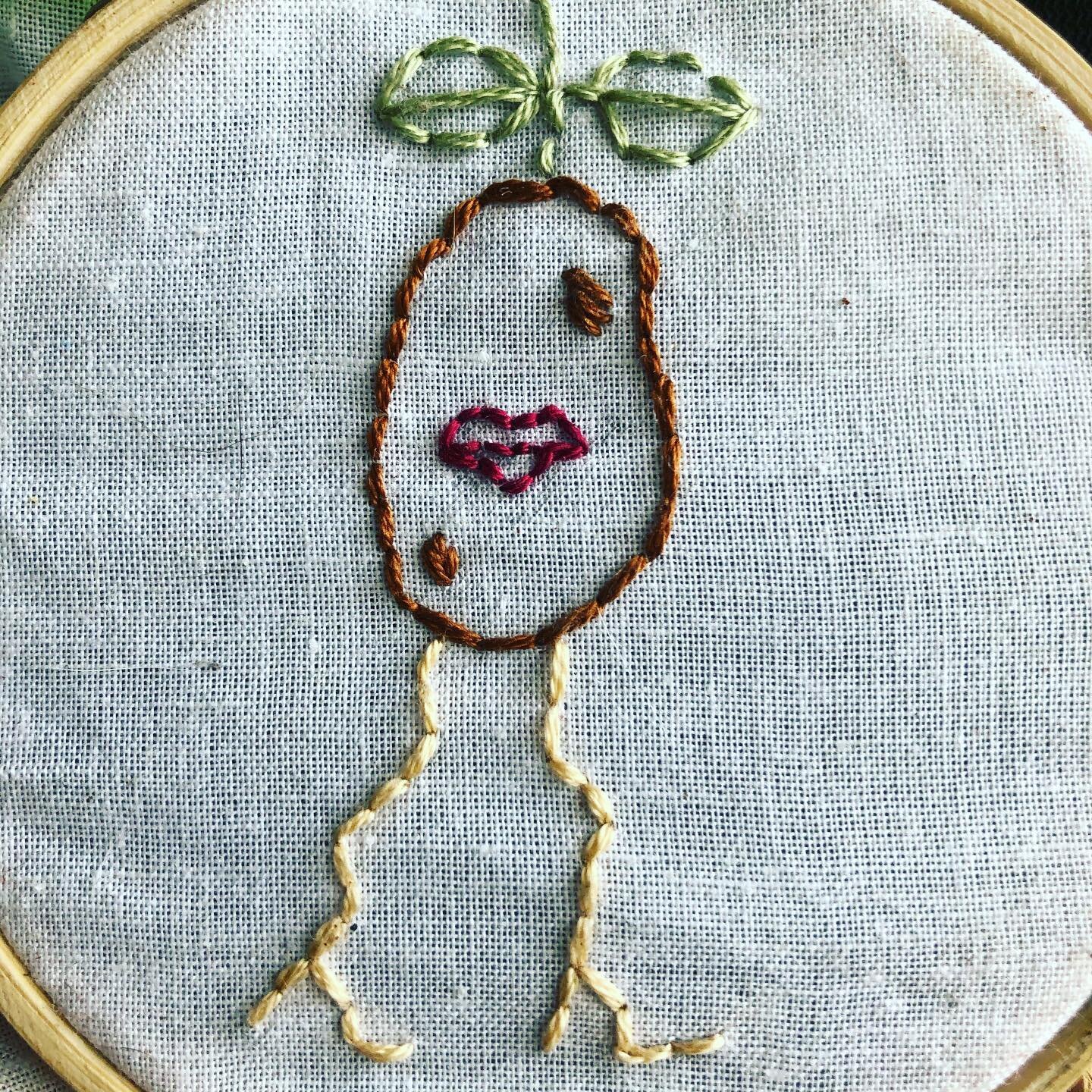Thank you @zoewenberg for helping spread Hysteria! Here is her Rick with a hint of lime (oh, and fun fact: she goddamn sewed this goddamn potato in the pic like a goddamn Picasso):
Zoe sprouted out of the ground a bouncy baby tuber, 
An enthusiasm f