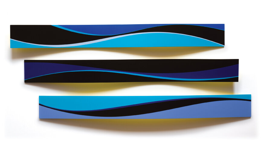 Honaunau (Two Step Float) | 27” X 52” X 3” | ACRYLIC ON BALTIC BIRCH