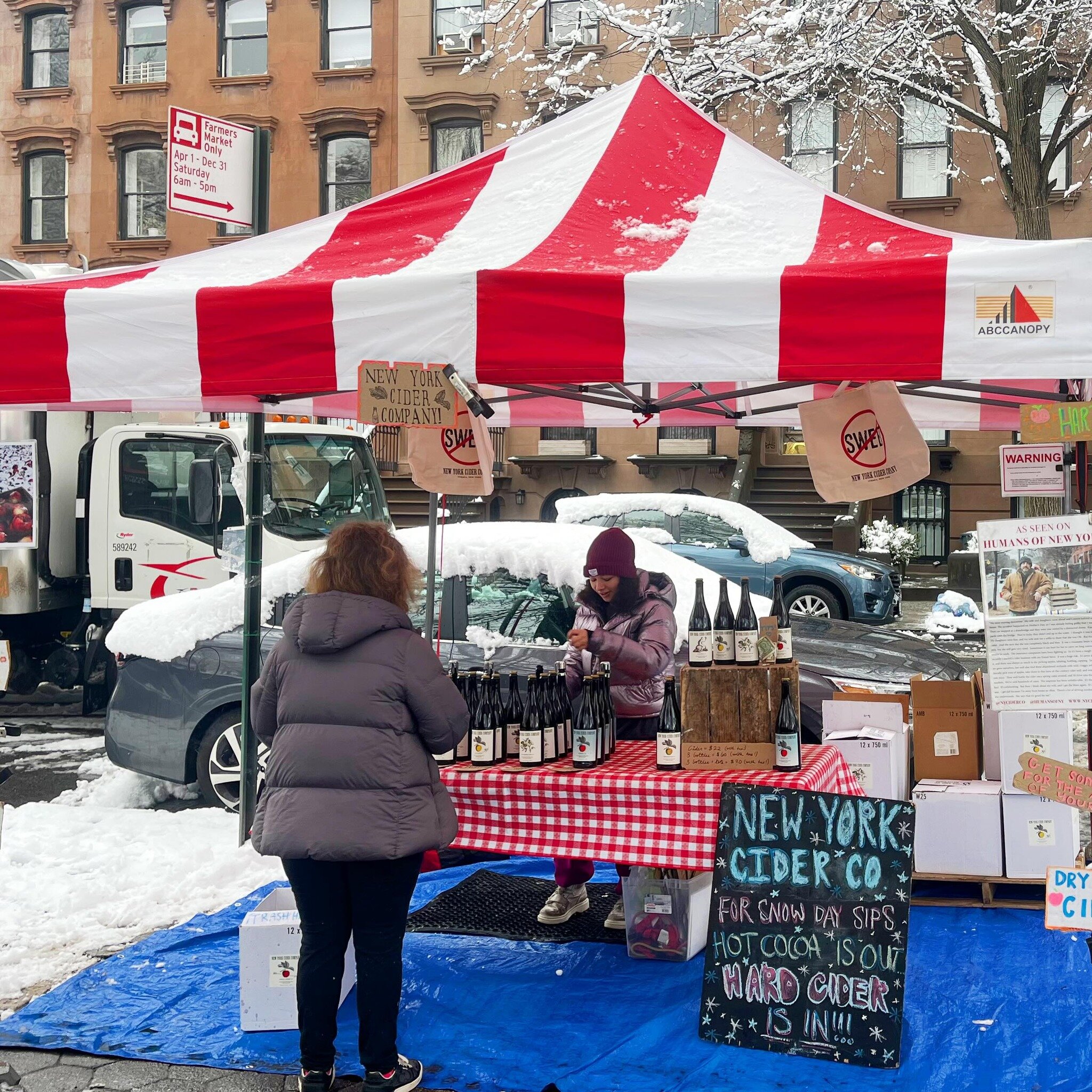 Please come to the markets today! Seems like the snow scared a lot of people off. Snow is absolutely beautiful, but after Dry January, I&rsquo;d prefer it happen on non-market days!