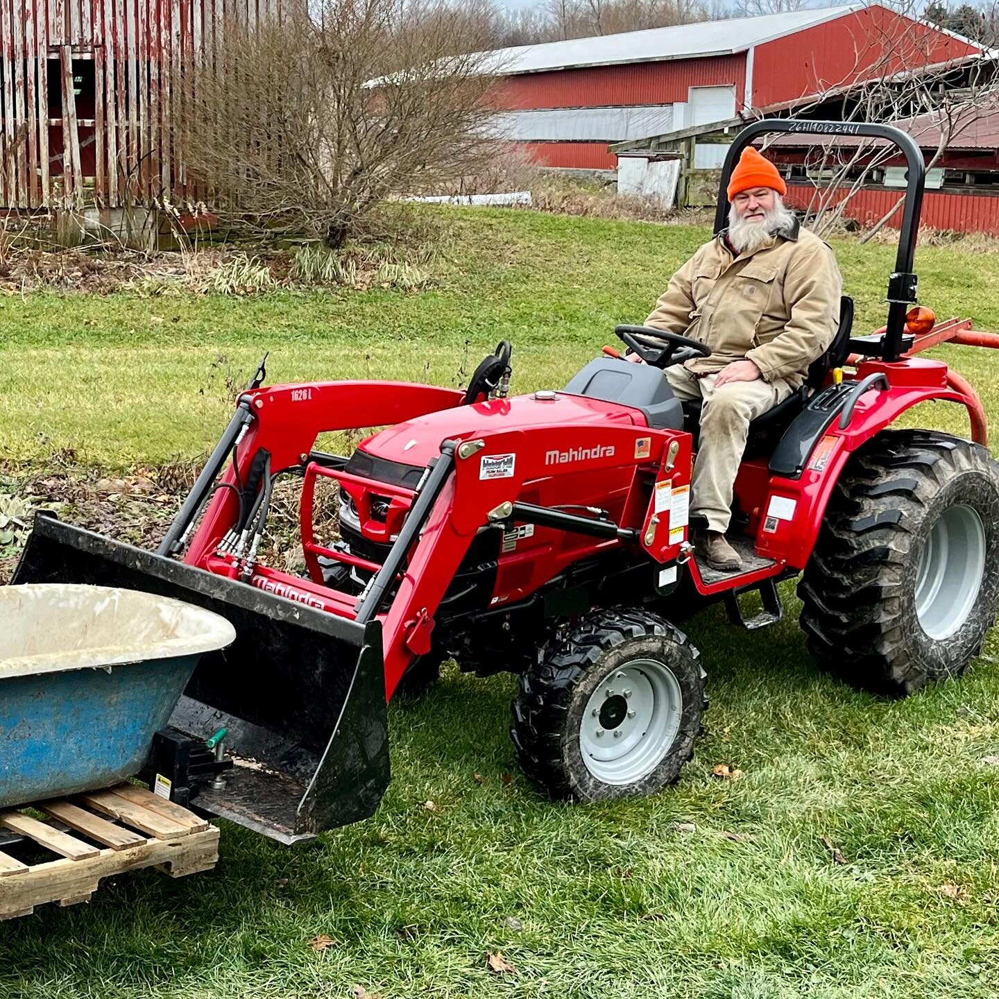 Guess what @nyciderco got for Christmas? No, not an old bathtub! We got a tractor that actually runs! We&rsquo;re very excited. And now that harvest is over and the slow winter months are upon us, there&rsquo;s time for a break and time to do all tho